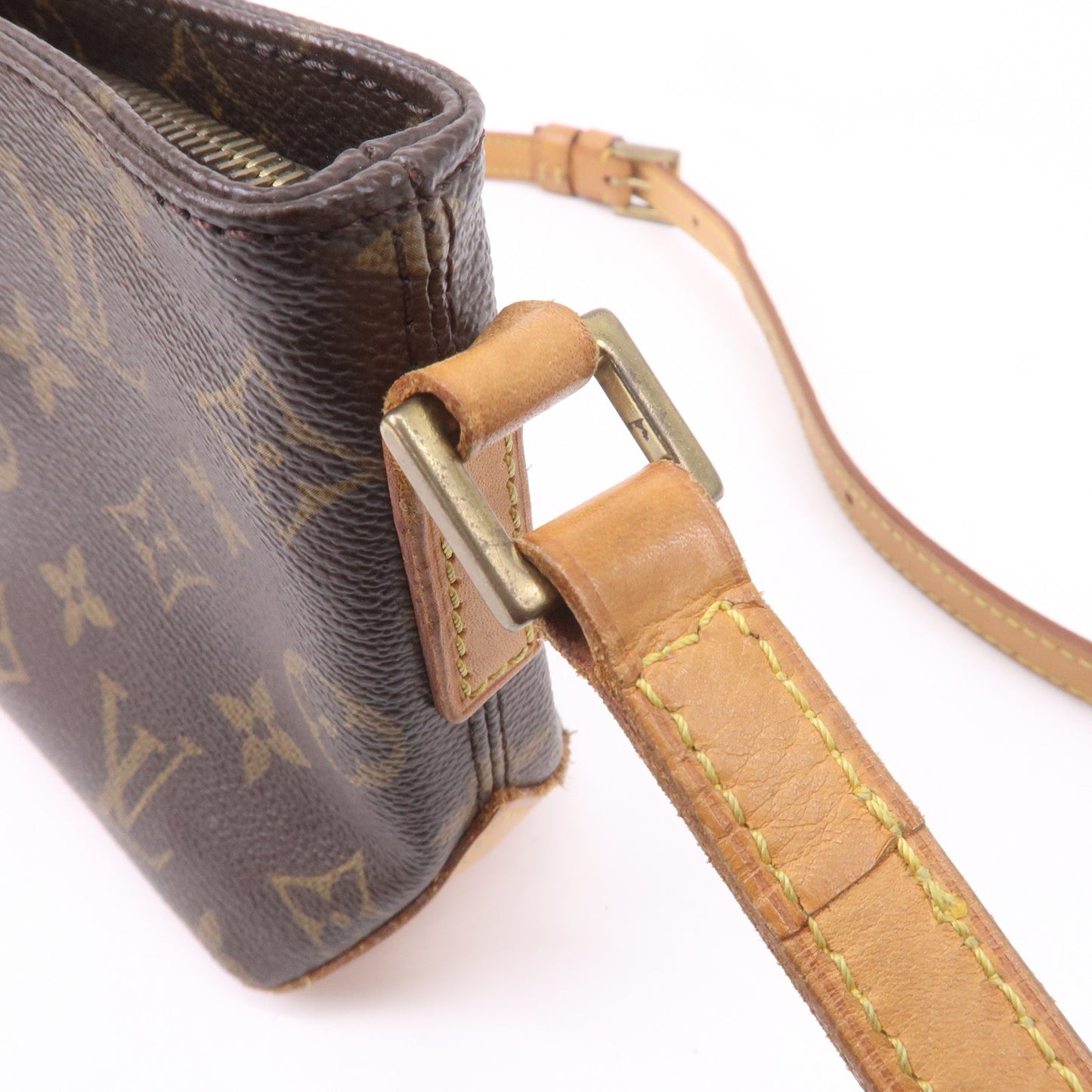 Louis Vuitton Monogram Trotteur Shoulder Bag Brown M51240