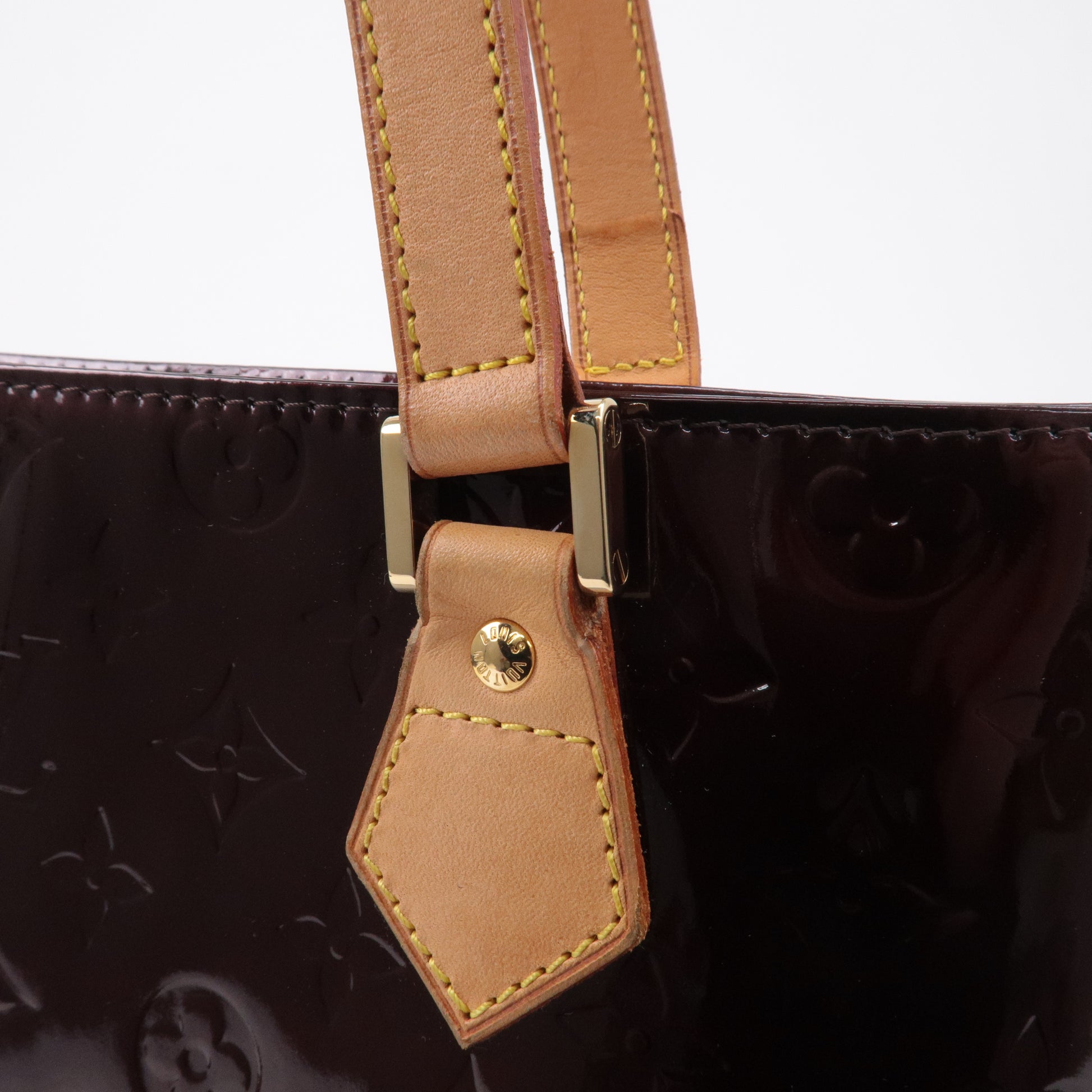 Louis Vuitton Vintage Amarante Monogram Vernis Houston Patent Leather Tote, Best Price and Reviews