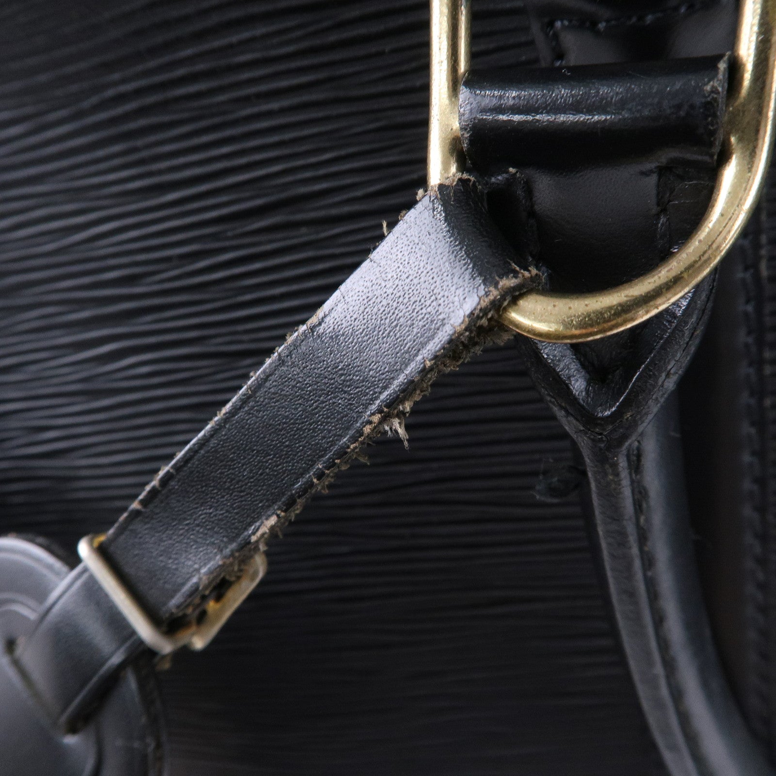 Louis Vuitton Blue Epi Leather 'Porte Documents' Briefcase w/ Strap