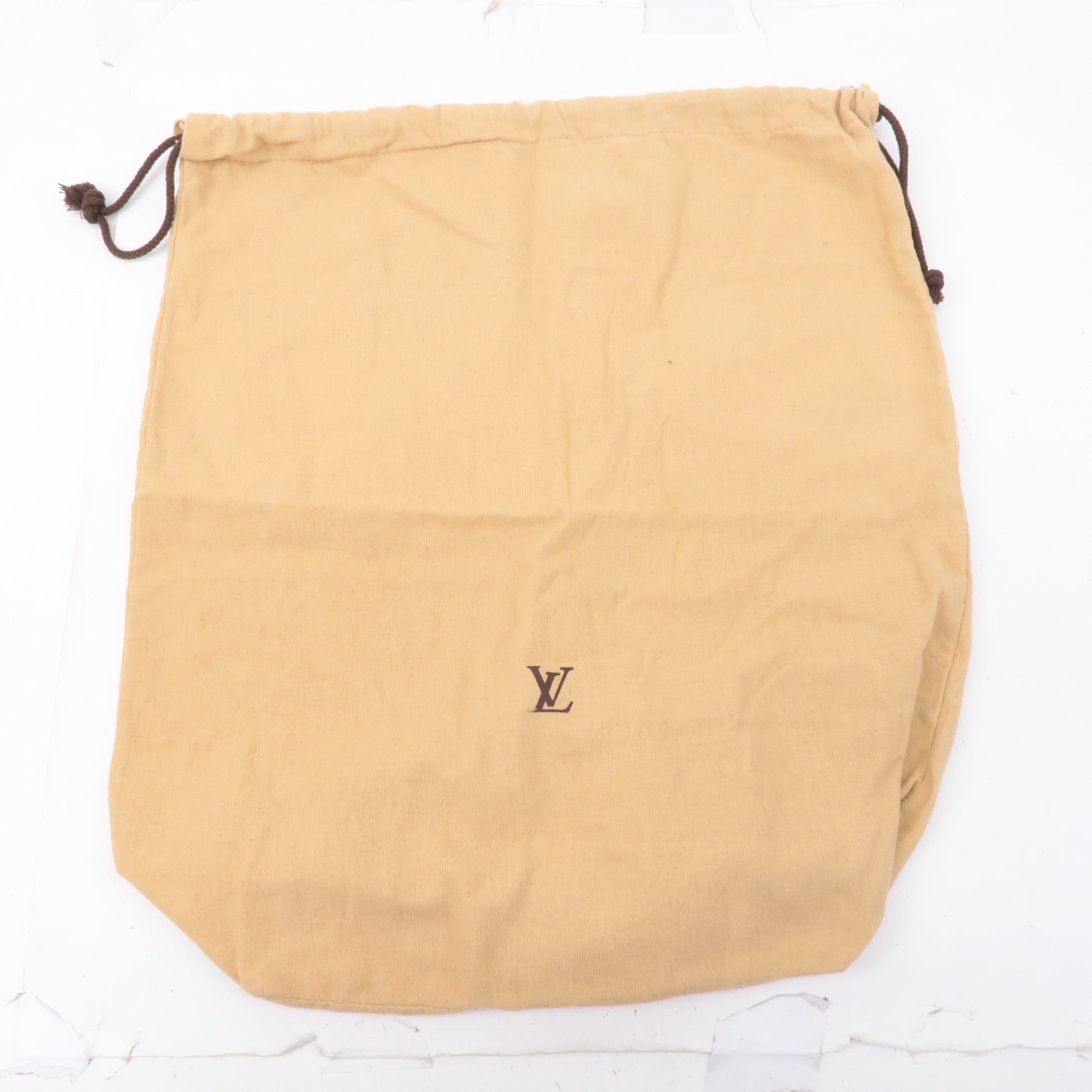 Louis-Vuitton-Set-of-11-Dust-Bag-Storage-Bag-Drawstring-Bag-Brown