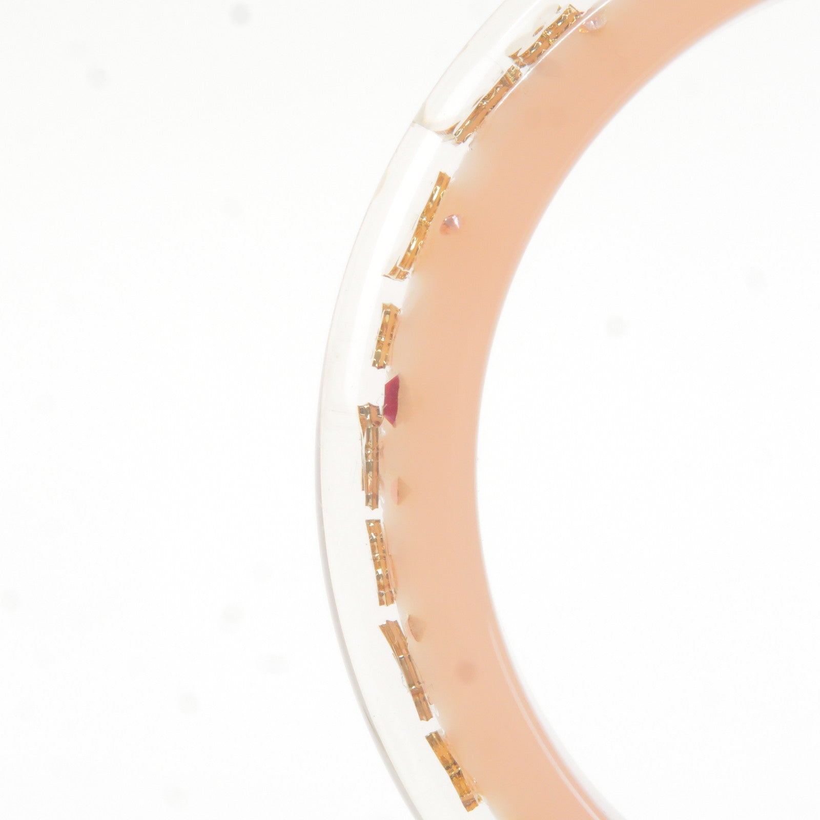 Louis Vuitton Clear Resin Monogram Inclusion TPM Bracelet