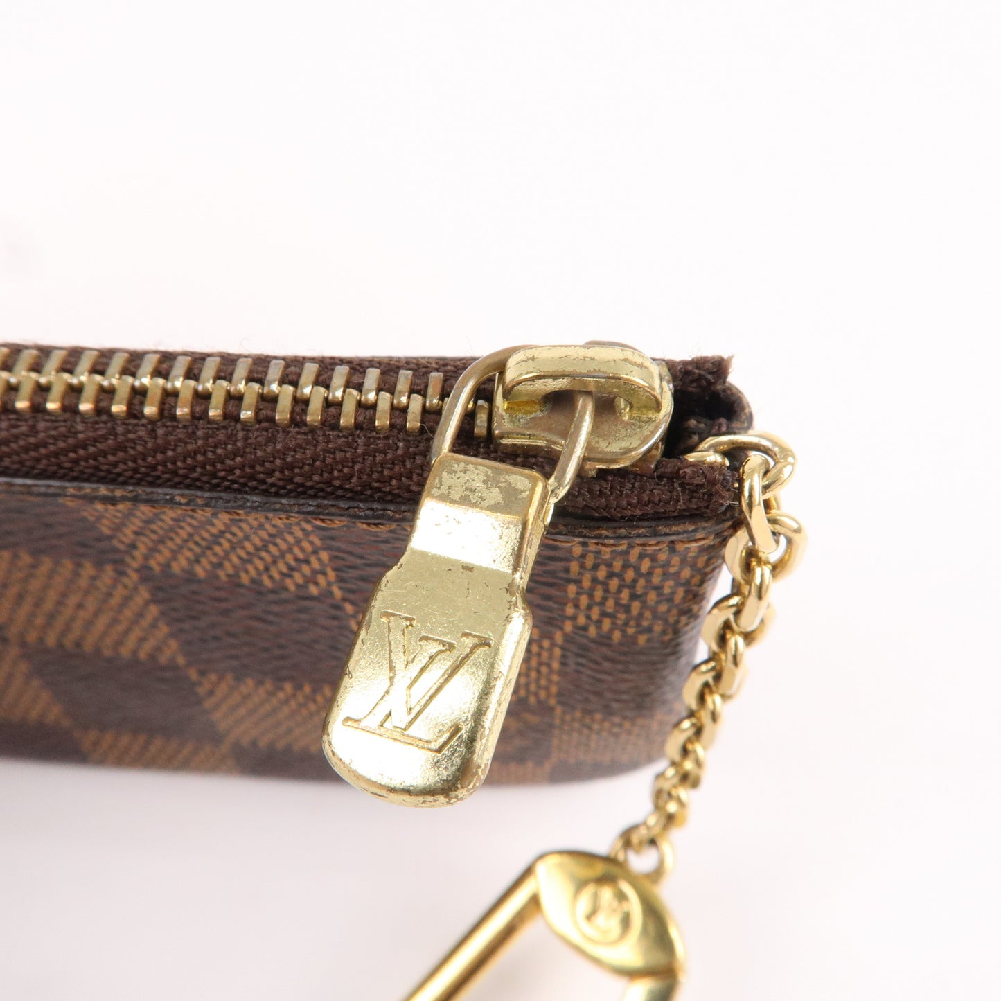 Louis-Vuitton-Damier-Pochette-Cles-Coin-Case-Brown-N62658 – dct
