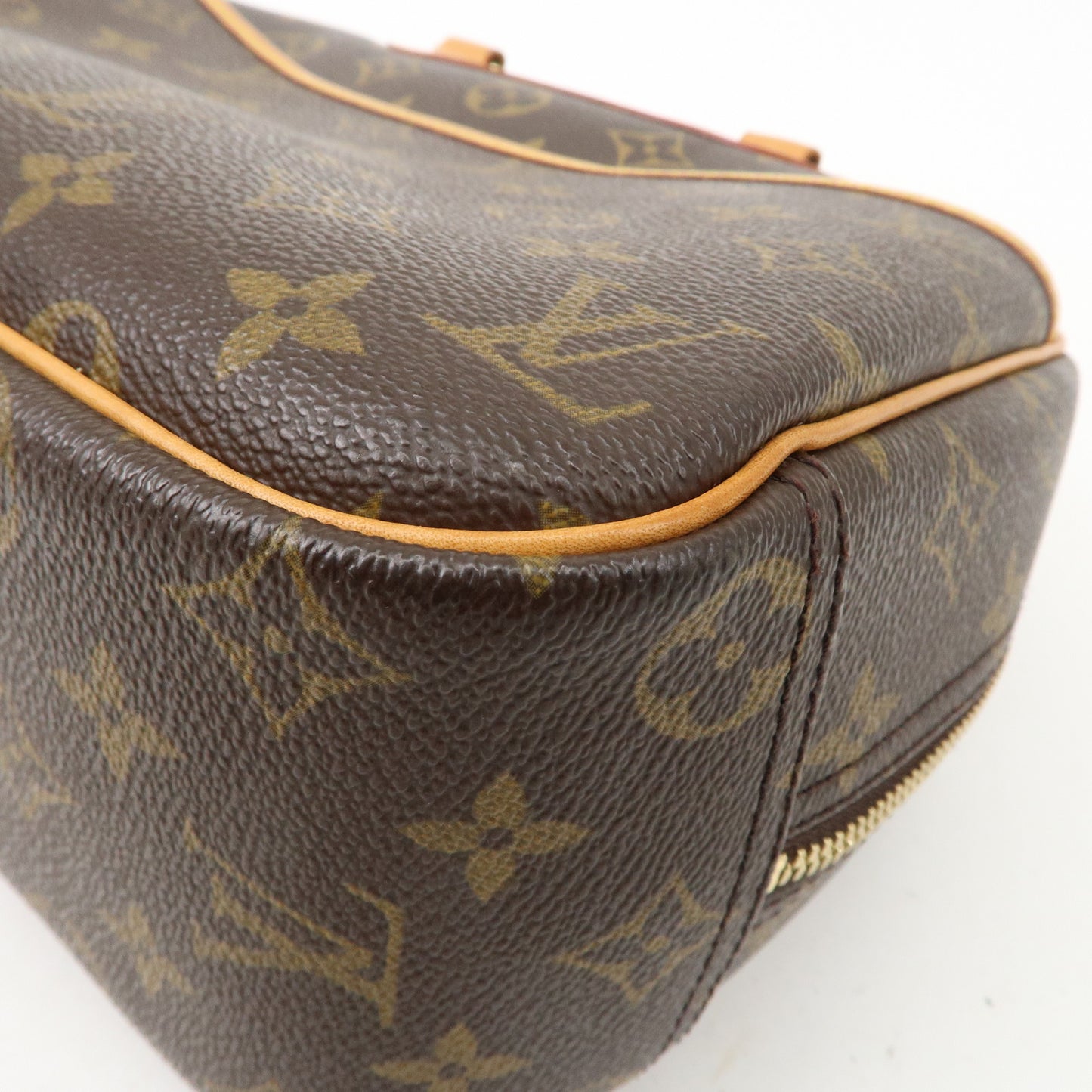 Louis Vuitton Monogram Trouville Hand Bag Brown M42228