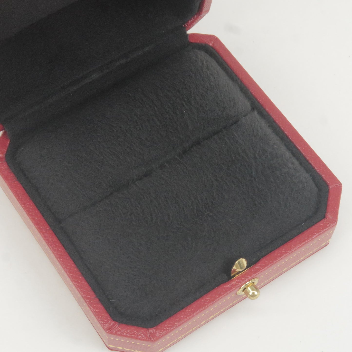 Cartier Set of 2 Ring Box Jewelry Box For Ring Red
