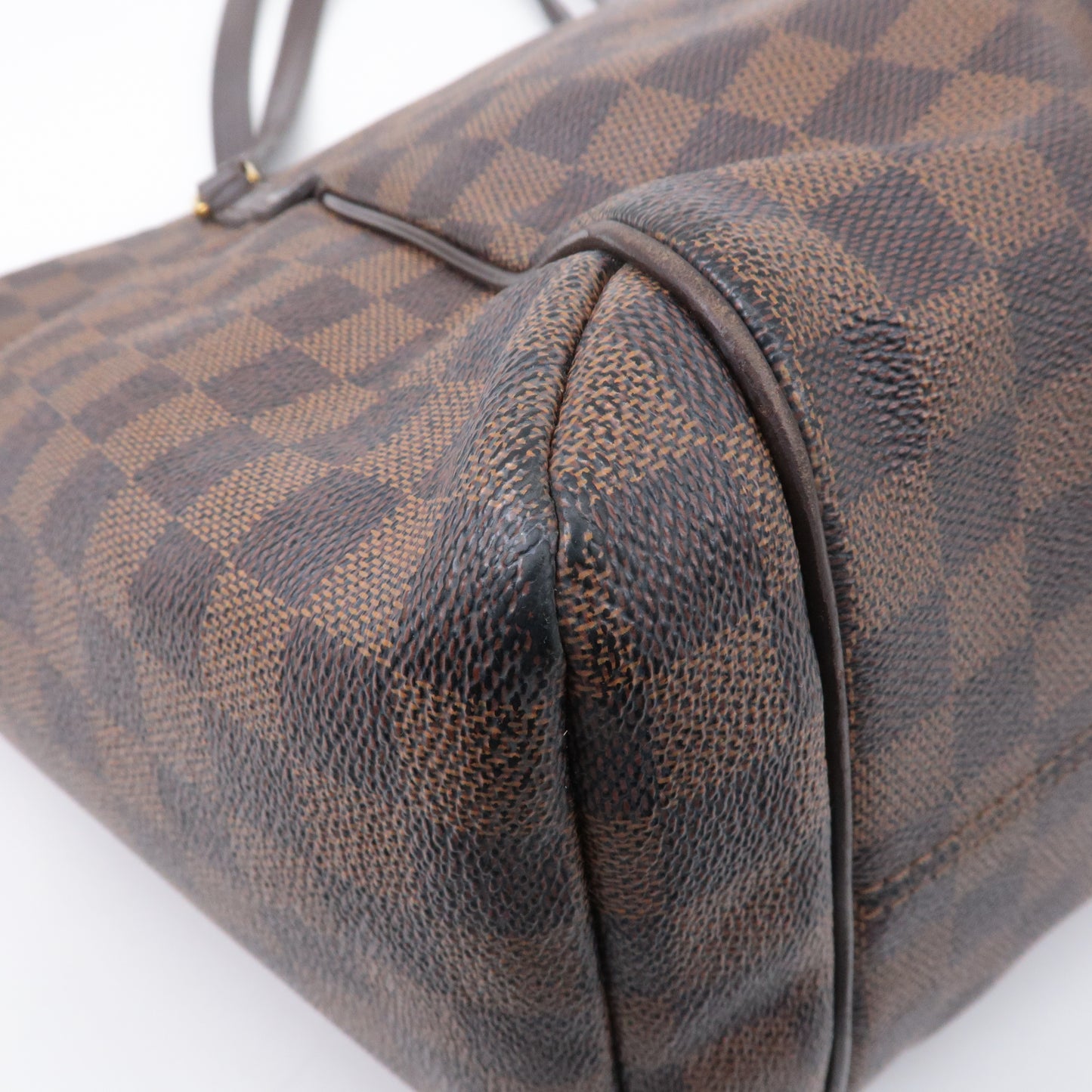 Louis Vuitton Damier Totally MM Shoulder Bag Brown N41281