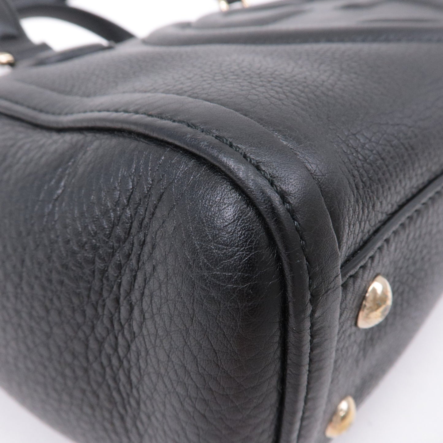 GUCCI SOHO Interlocking Leather Tote Bag Noir Black 282307