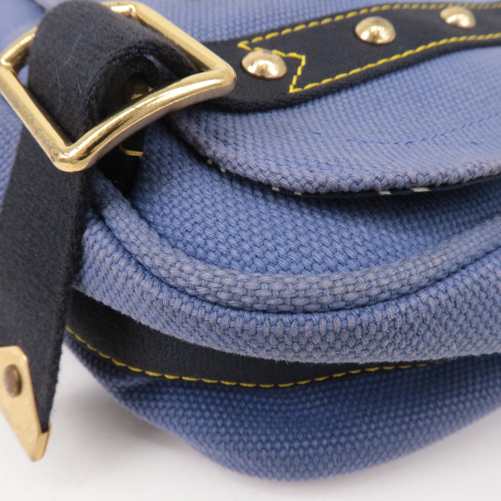 Louis Vuitton Antigua Besace PM Shoulder Bag Blue M40081