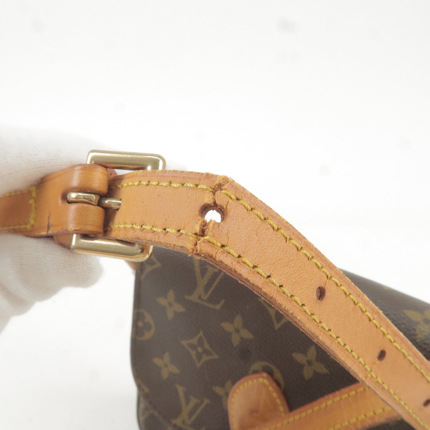 Louis Vuitton Monogram Saint Cloud PM Shoulder Bag M51244