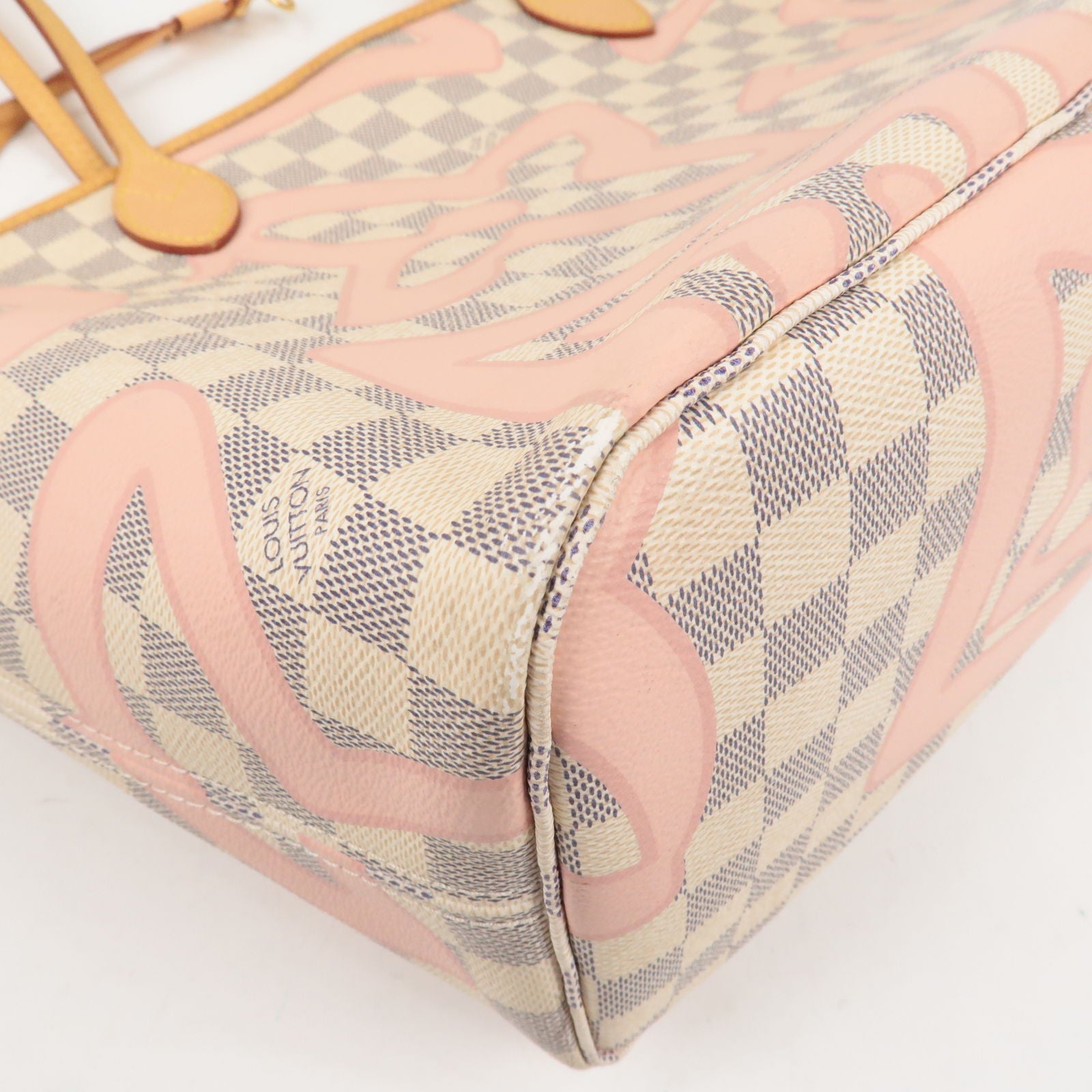 Damier azur tahitienne neverfull mm hot sale