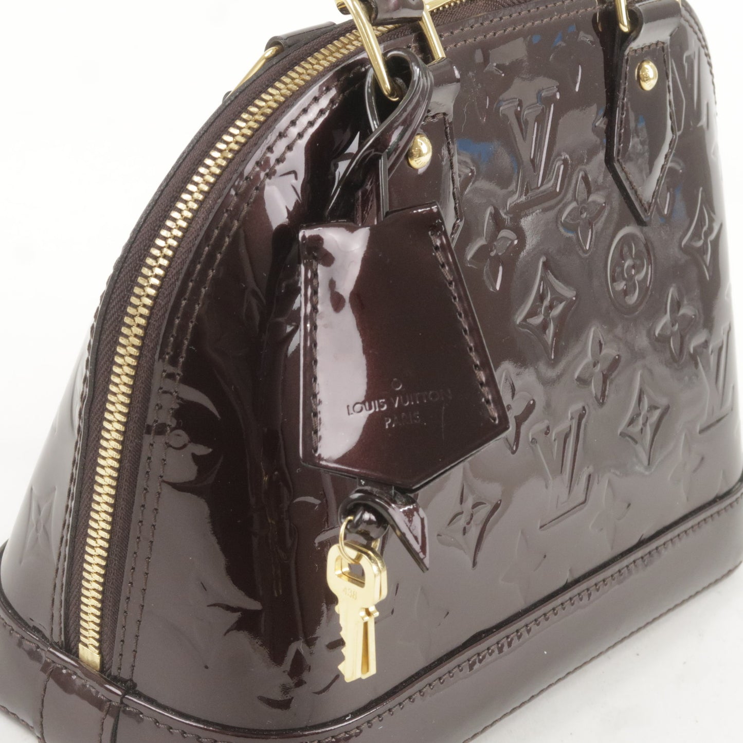 Louis-Vuitton-Monogram-Vernis-Alma-BB-Amarante-Hand-Bag-M91678 –  dct-ep_vintage luxury Store