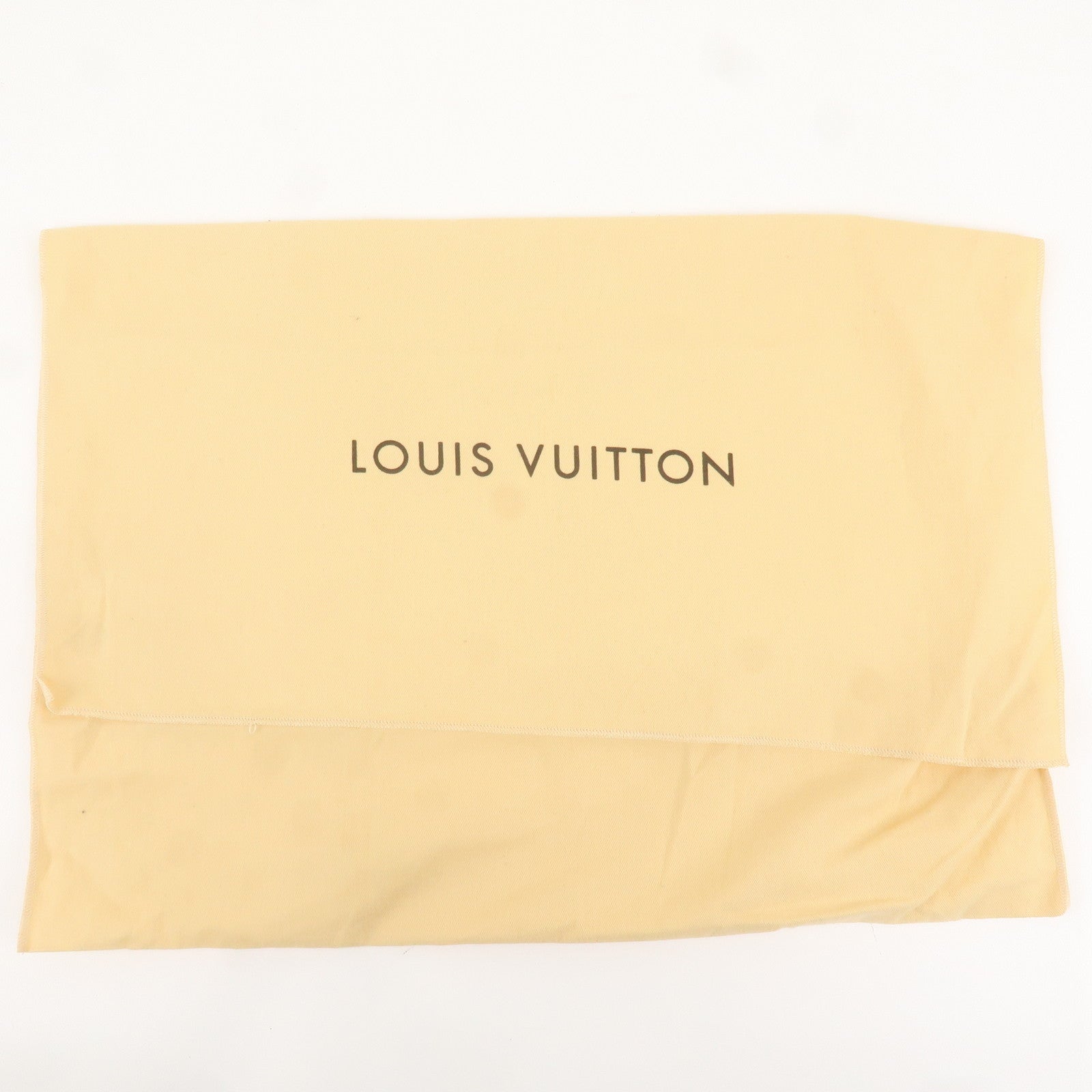 Louis Vuitton Set of 10 Dust Bag Flap Style Beige