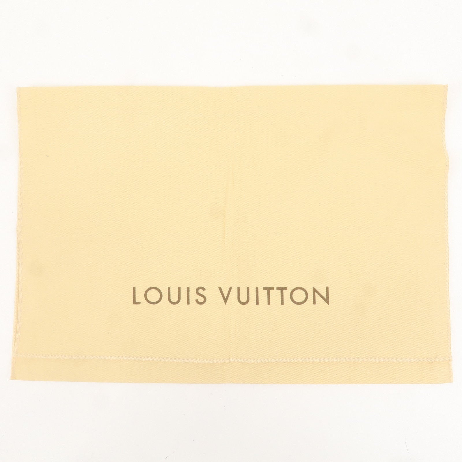 Louis Vuitton Set of 10 Dust Bag Flap Style Beige