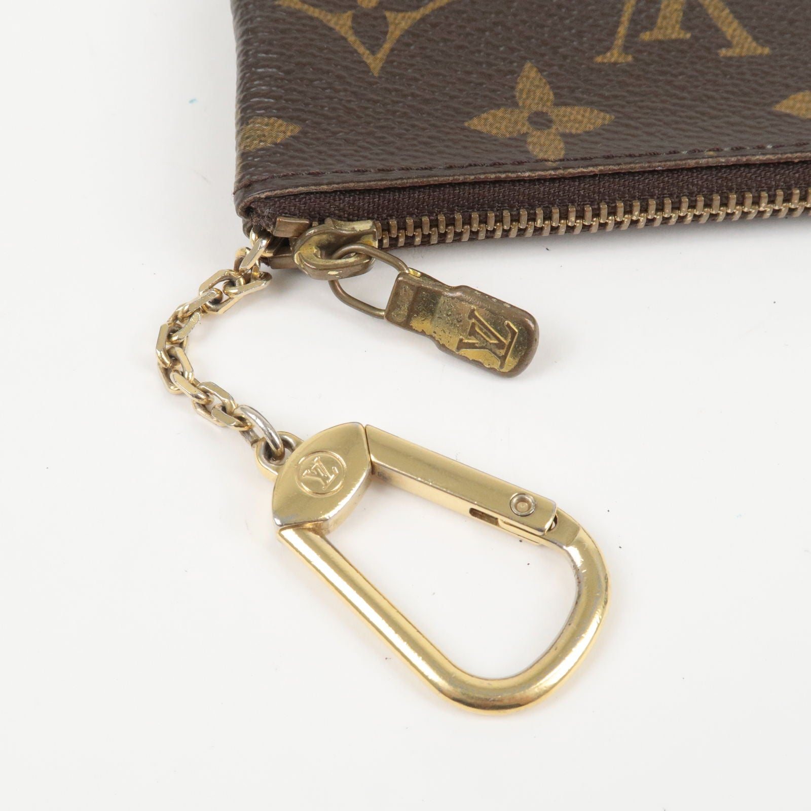 Louis Vuitton, Bags, Monogram Key Pouch Cles Keychain Wallet