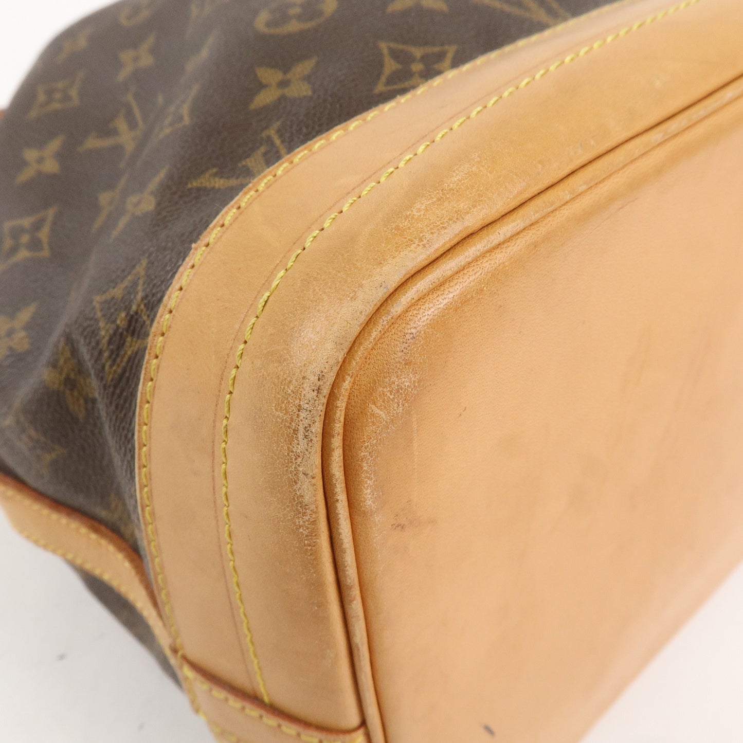 Louis Vuitton Monogram Noe Shoulder Bag Brown M42224