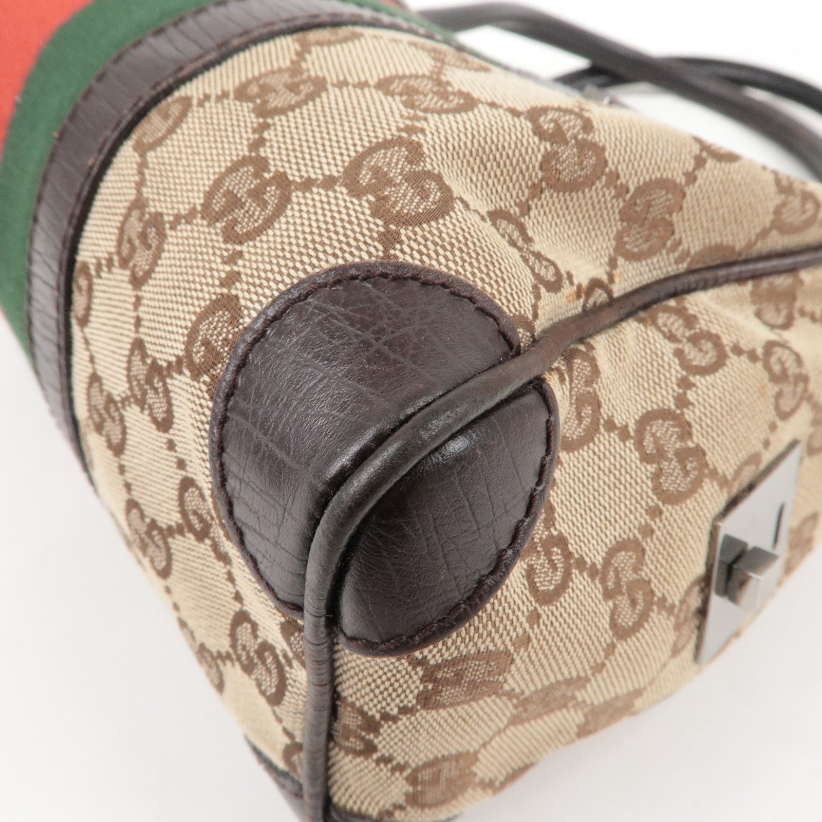 GUCCI-Sherry-GG-Canvas-Leather-Boston-Bag-Beige-Brown-30458 –  dct-ep_vintage luxury Store