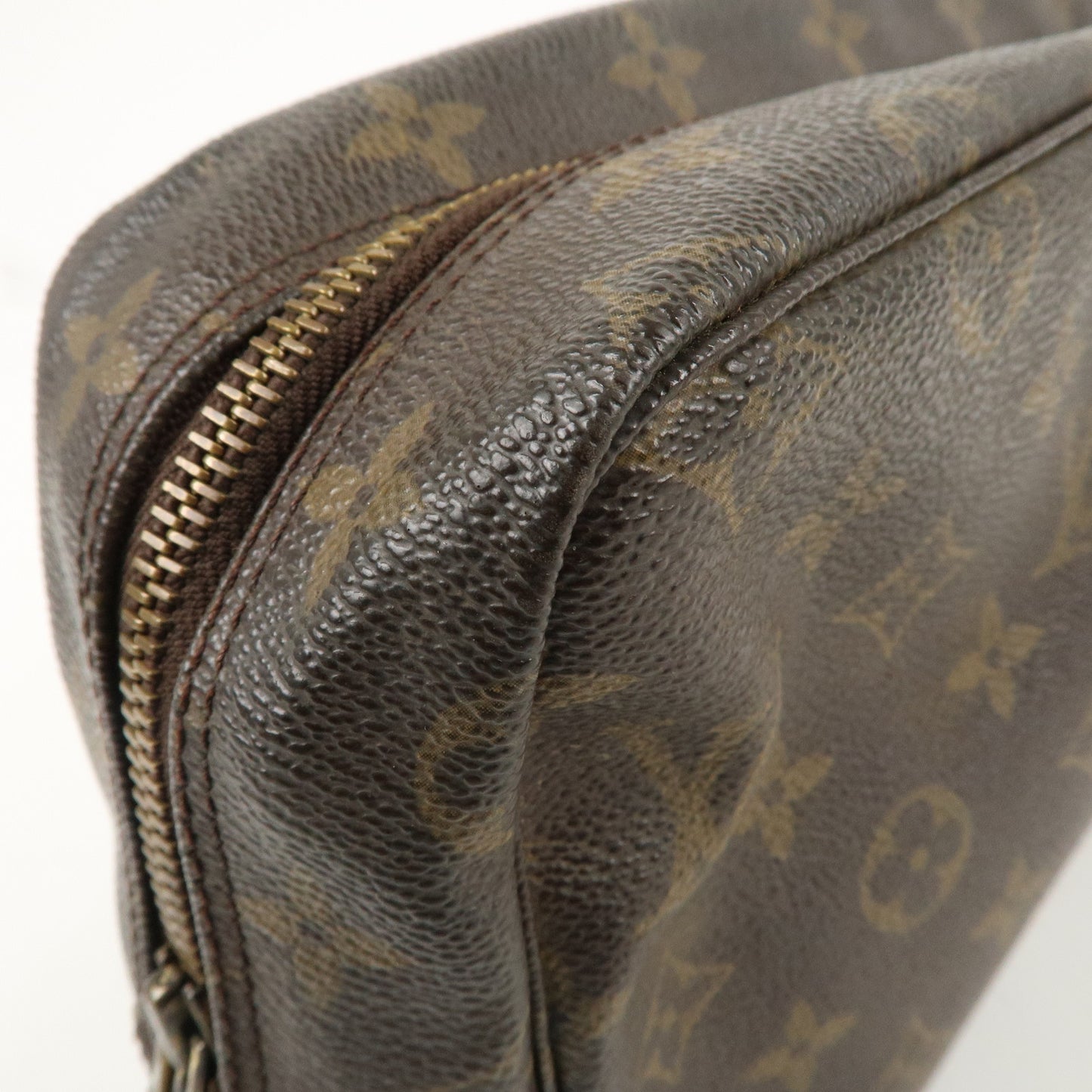 Louis Vuitton Monogram Trousse Toilette 28 Pouch Brown M47522