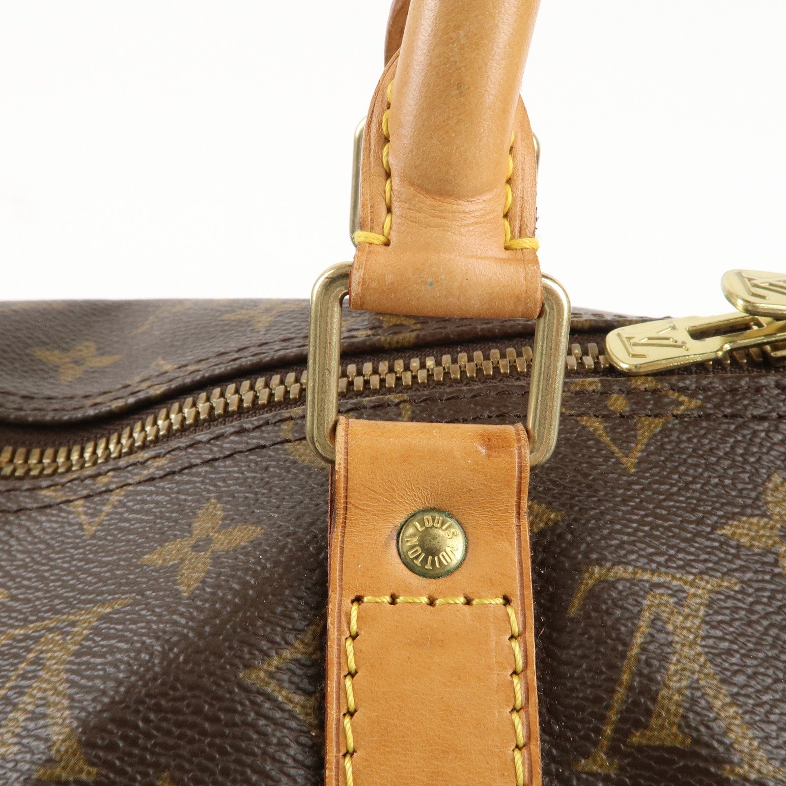 Louis Vuitton Monogram Keep All Bandouliere 50 Boston Bag M41416