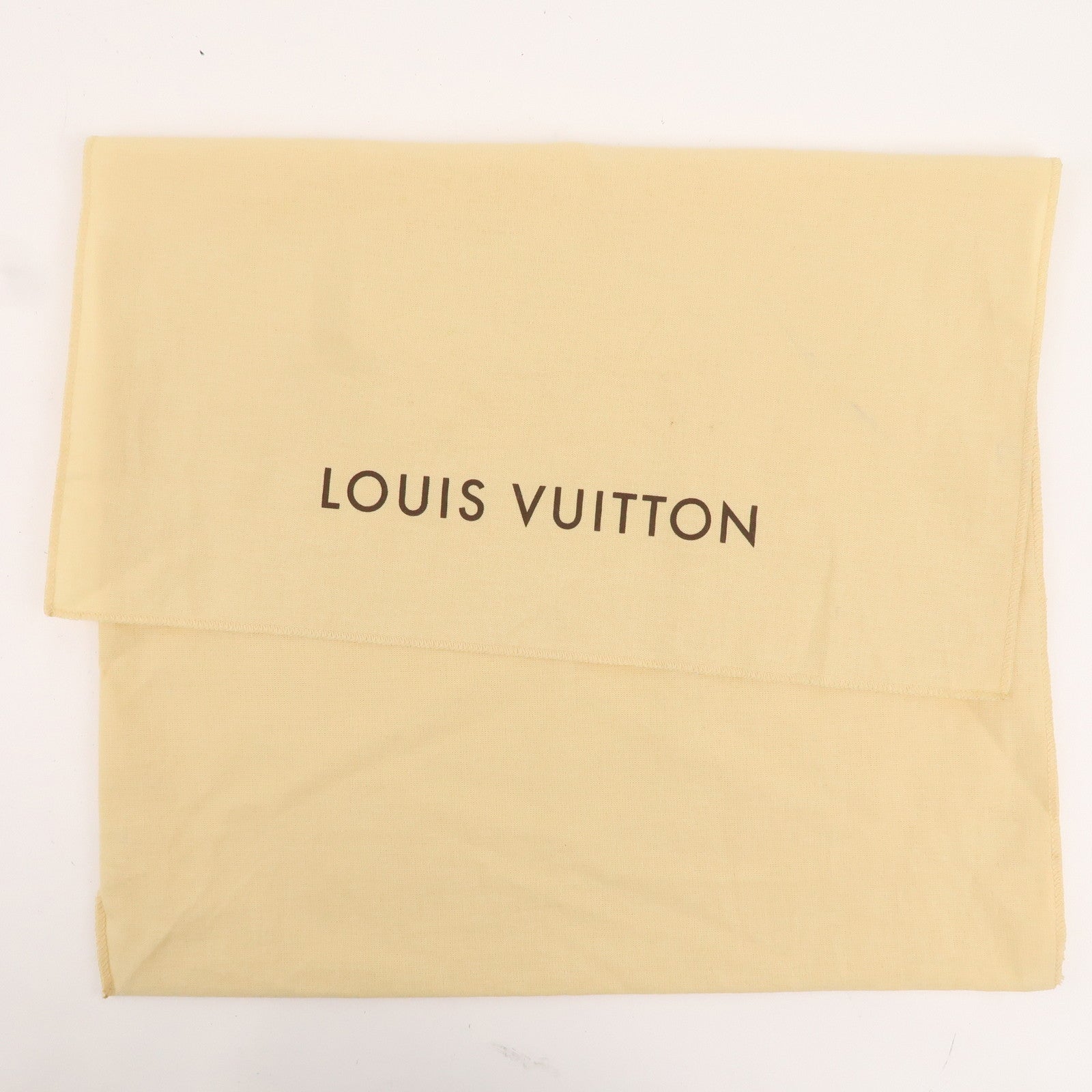 Louis Vuitton Set of 10 Dust Bag Flap Style Beige