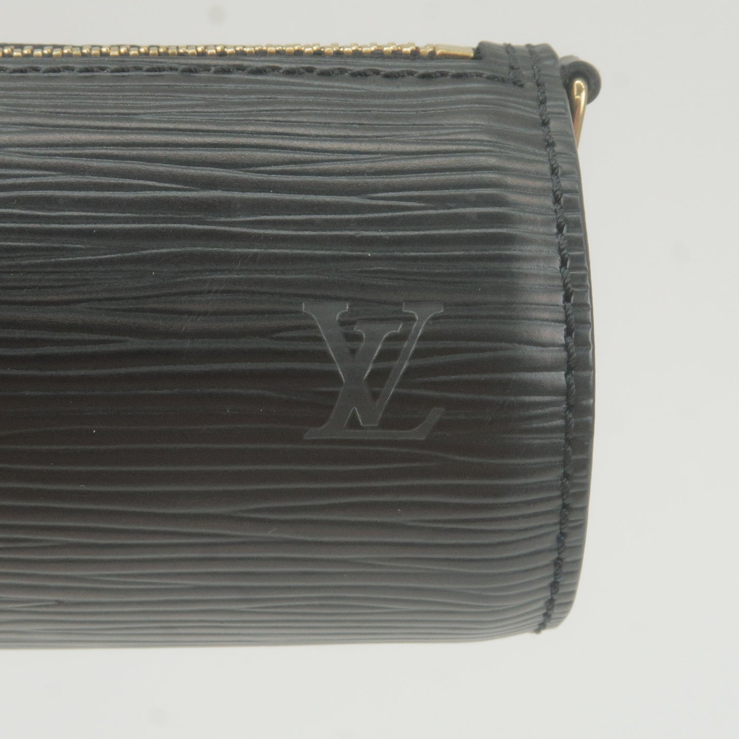 Louis Vuitton Epi Pouch For Soufflot Hand Bag Mini Pouch Black