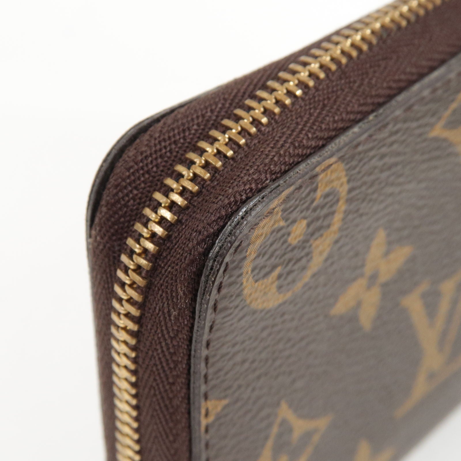 Louis Vuitton Monogram Brown Zippy Coin Purse Wallet - A World Of