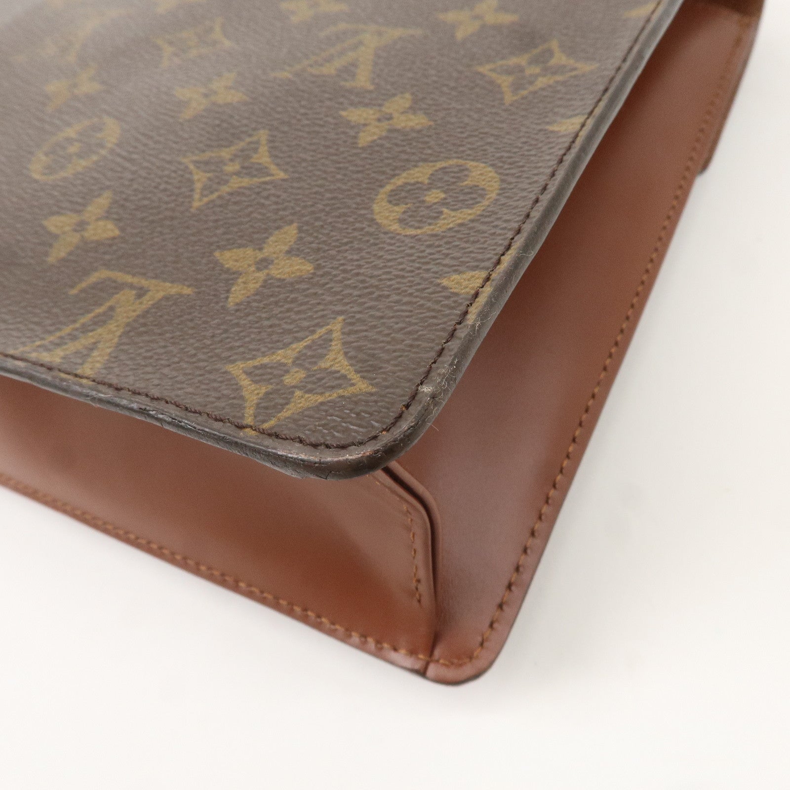 Louis Vuitton Monogram Monceau Hand Bag Brief Case M51185