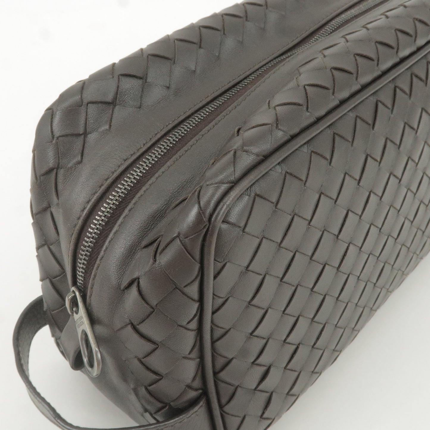 BOTTEGA VENETA Intrecciato Leather Second Bag Pouch 244706