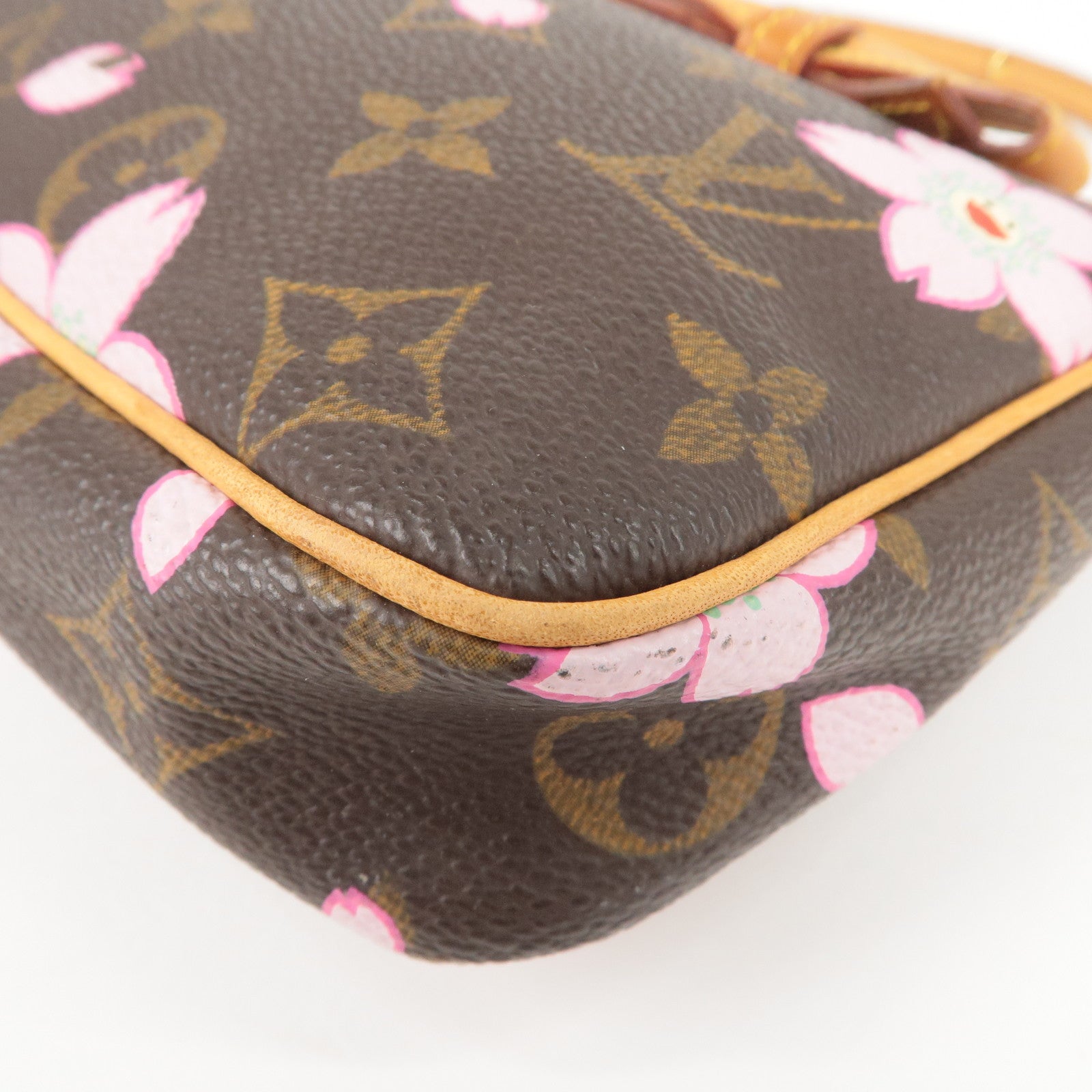 Louis Vuitton Pink Cherry Blossom Pochette Accessoire Bag