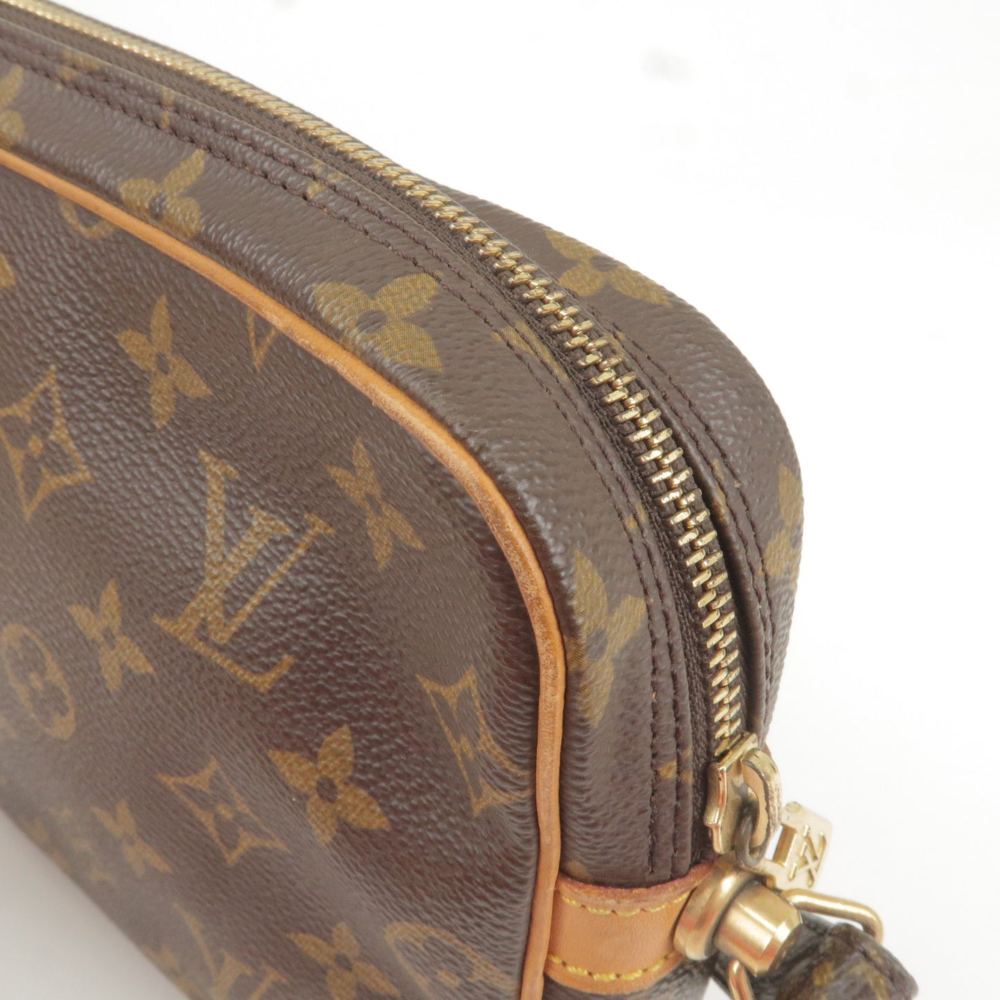 Review: Louis Vuitton Clutch Monogram Marly Dragonne with PVC bag