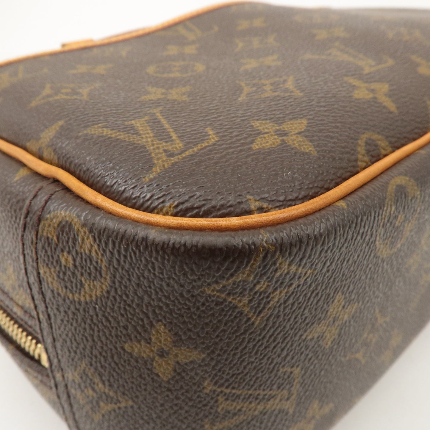 Louis Vuitton Monogram Trouville Hand Bag Brown M42228