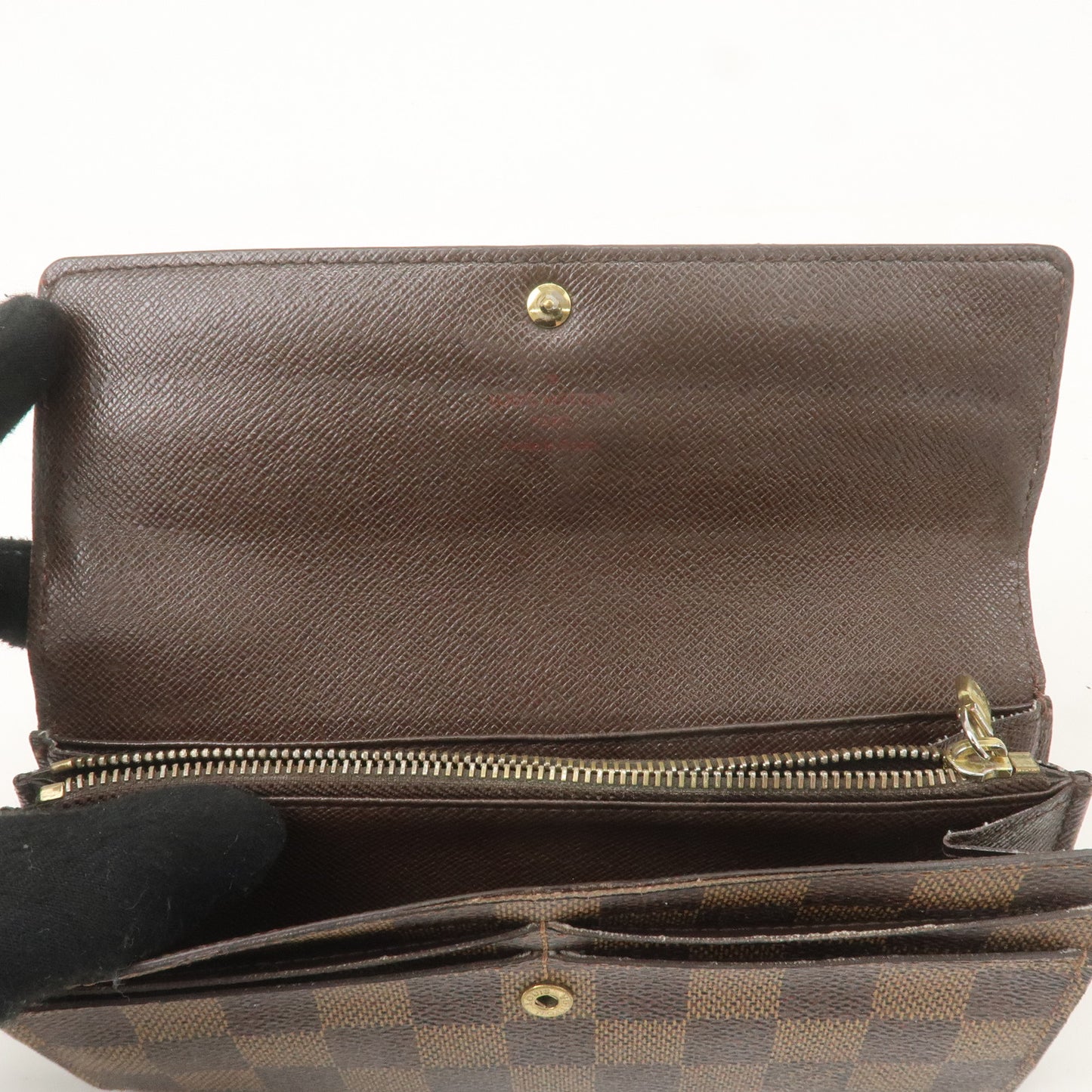 Louis Vuitton Damier Portefeuille Sarah Long Wallet N61734