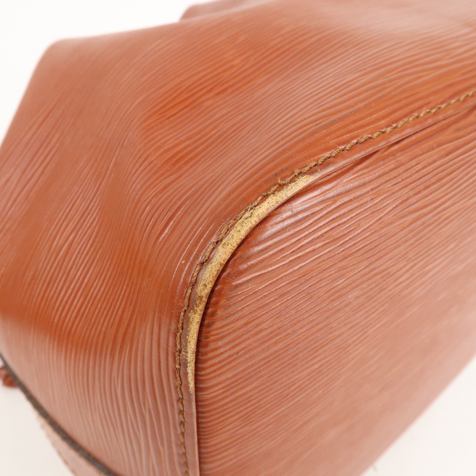 Noé cloth handbag Louis Vuitton Brown in Cloth - 37184340