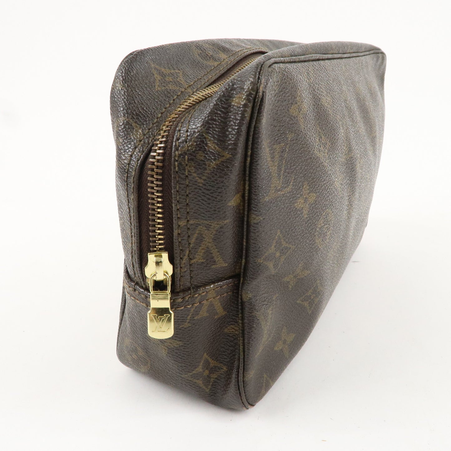 Louis Vuitton Monogram Trousse Toilette 28 Pouch Brown M47522