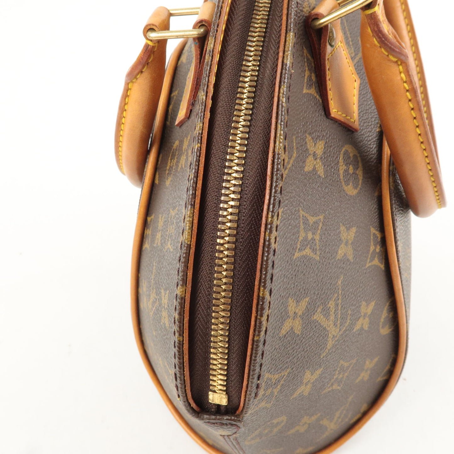 LOUIS VUITTON Ellipse PM M51127 Handbag Leather BRW Full Pattern MI0988