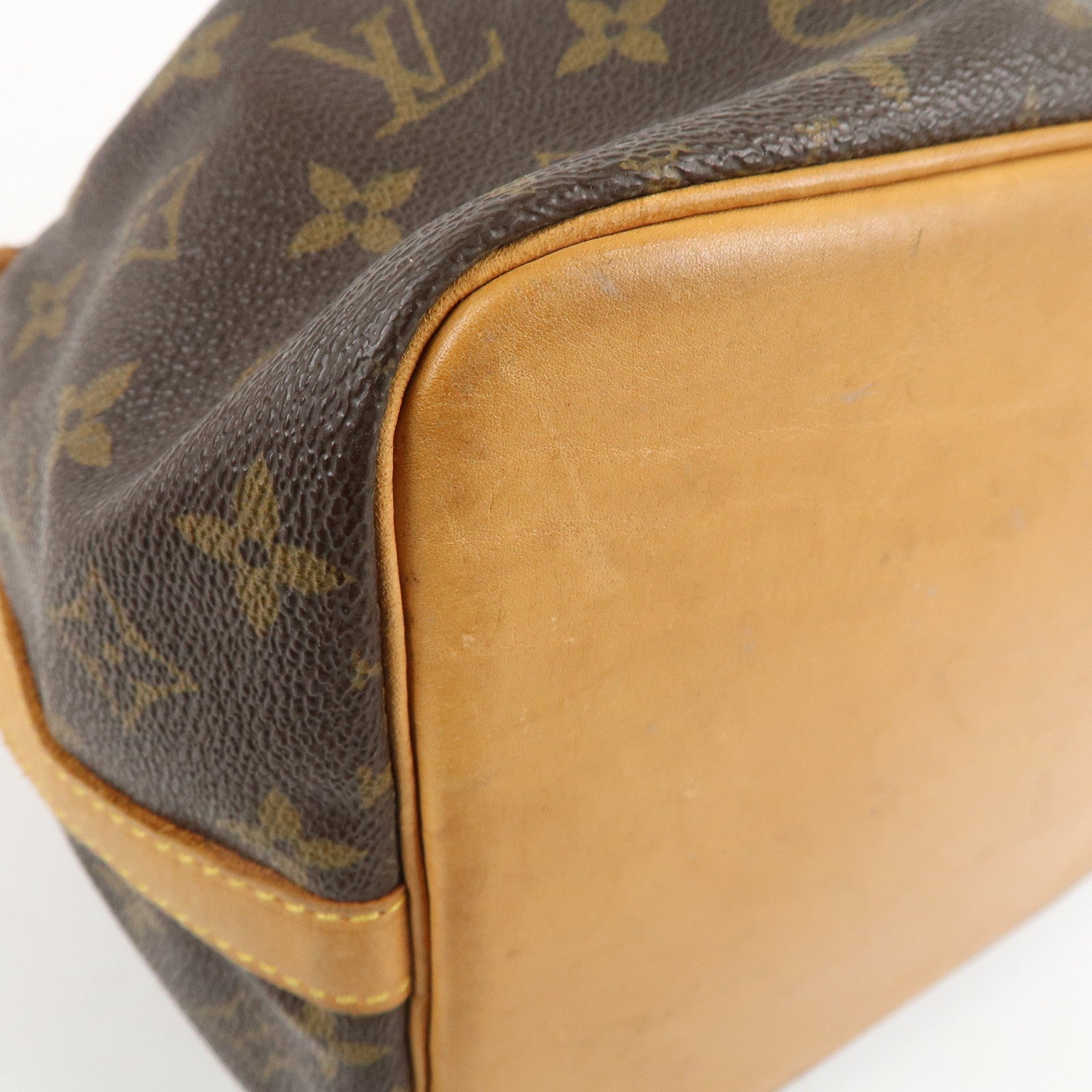 Louis Vuitton Monogram Petit Noe Shoulder Bag Brown M42226