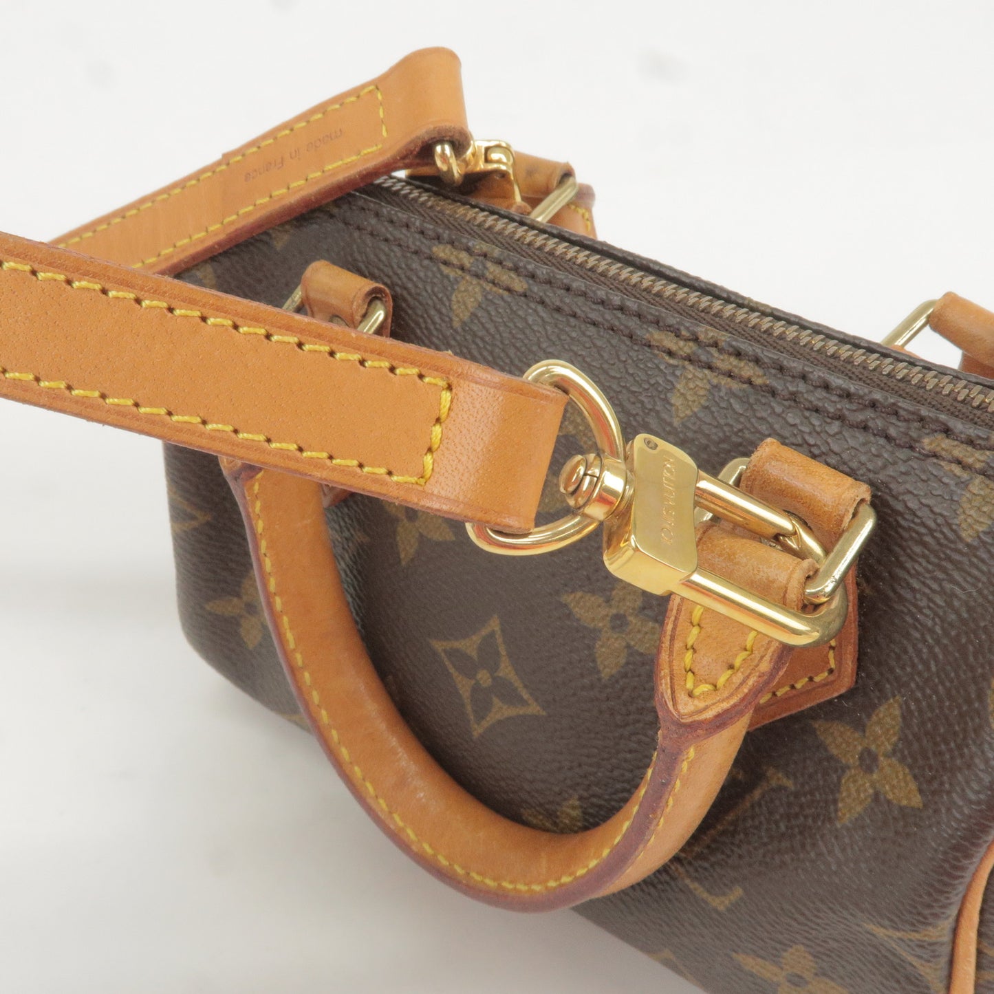 Louis Vuitton Monogram Mini Speedy Shoulder Bag Boston Bag M41534