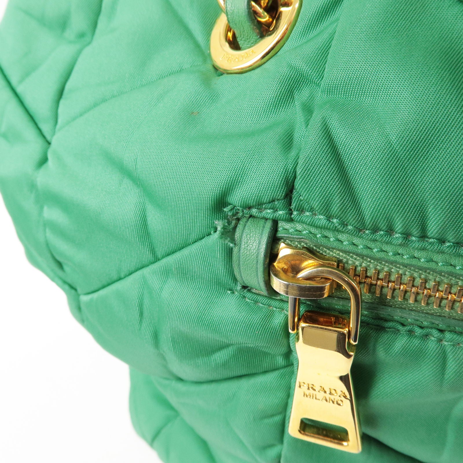 Nylon - Green - Tote - BR4383 – dct - Leather - Туфли prada