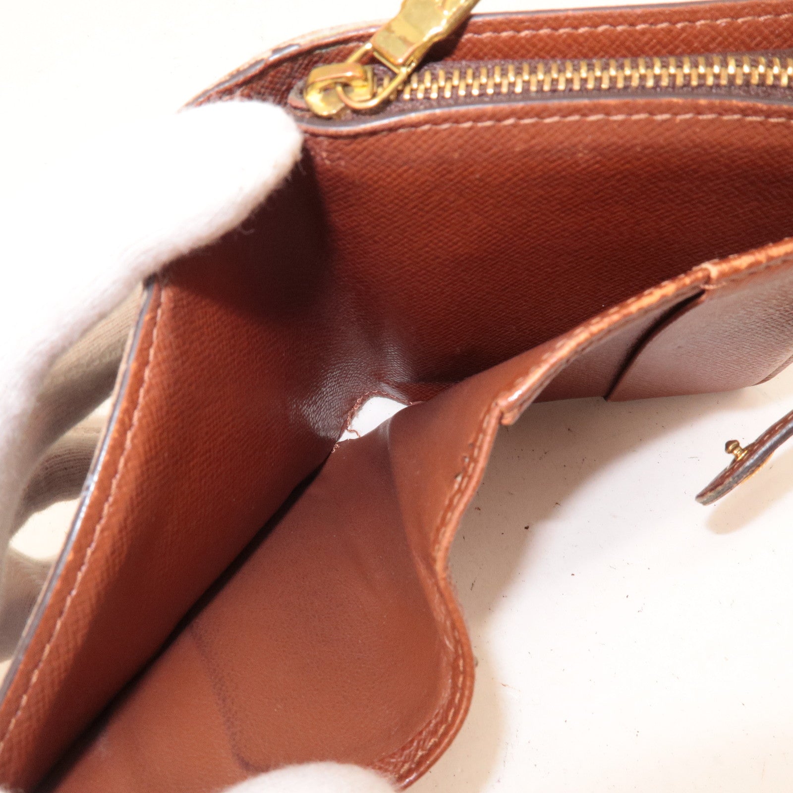 LOUIS VUITTON Key Cles Pouch Zippy Coin Purse Monogram Wallet Bag Charm
