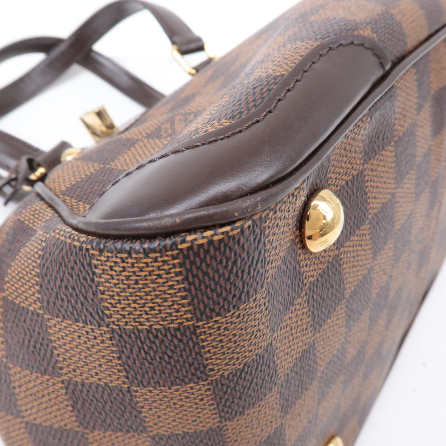 Louis Vuitton Damier Ebene Verona PM Hand Bag Brown N41117