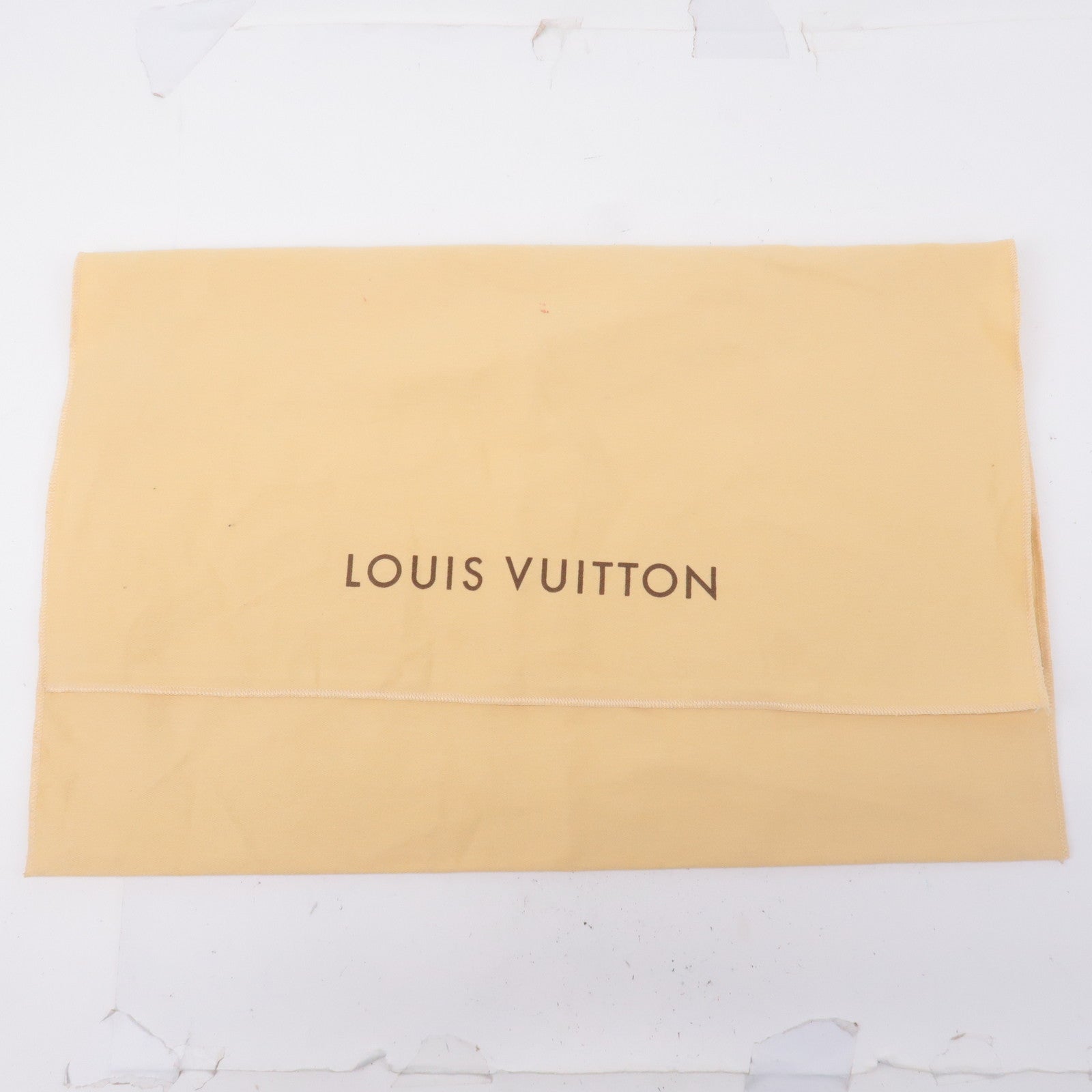 Louis Vuitton Set of 10 Dust Bag Flap Style Beige