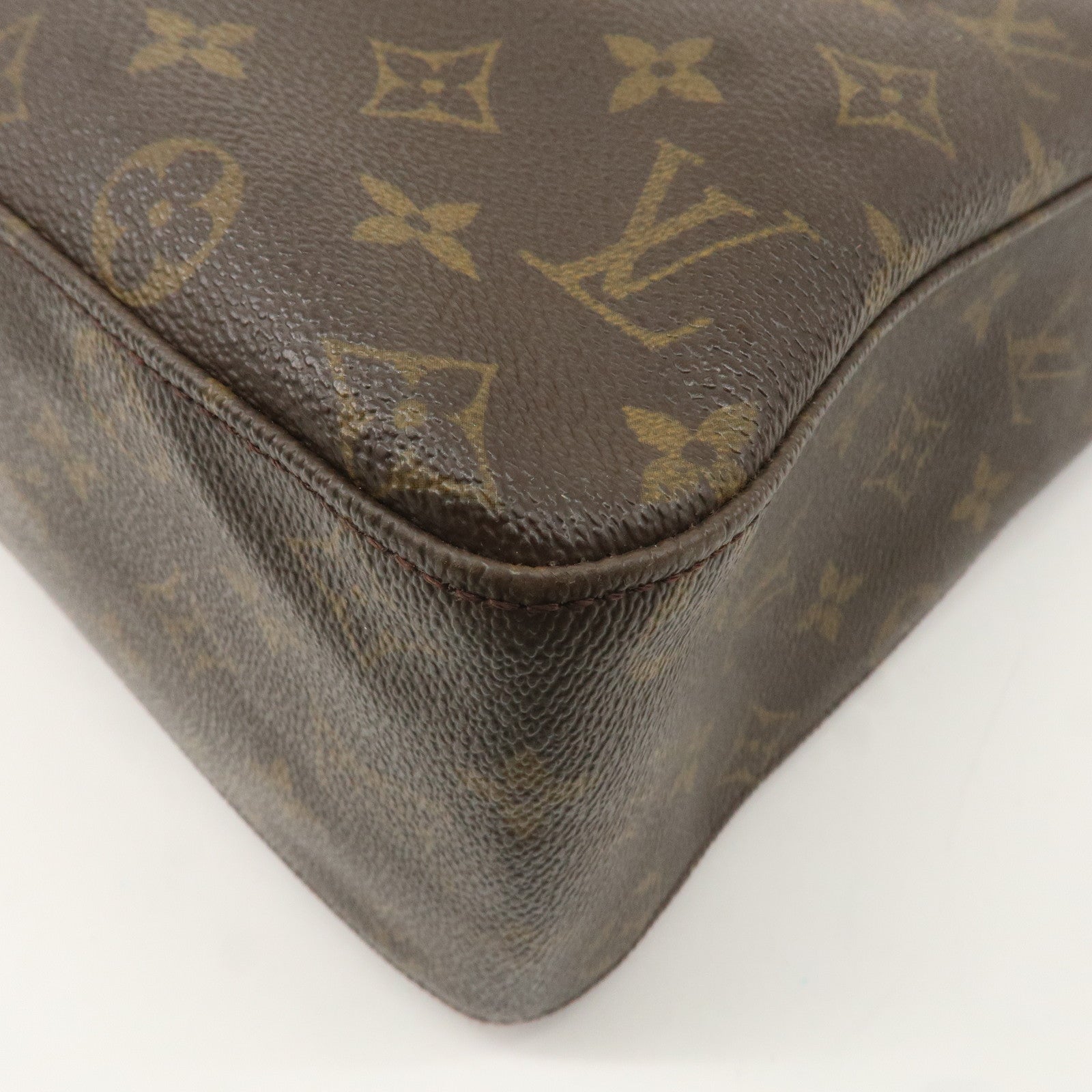 Louis Vuitton Monogram Looping GM Shoulder Bag Brown M51145