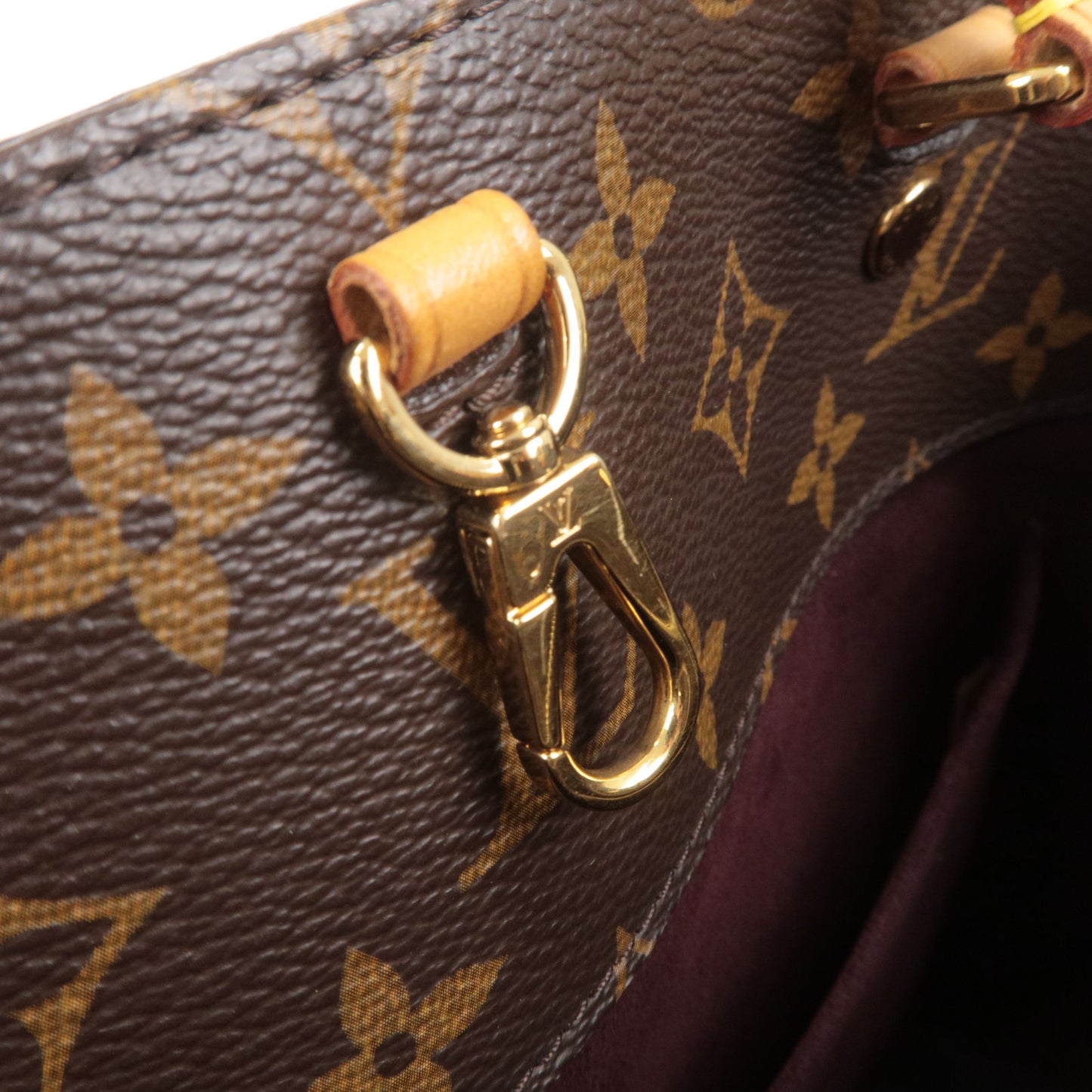 Louis Vuitton Monogram Montaigne MM 2Way Hand Bag M41056