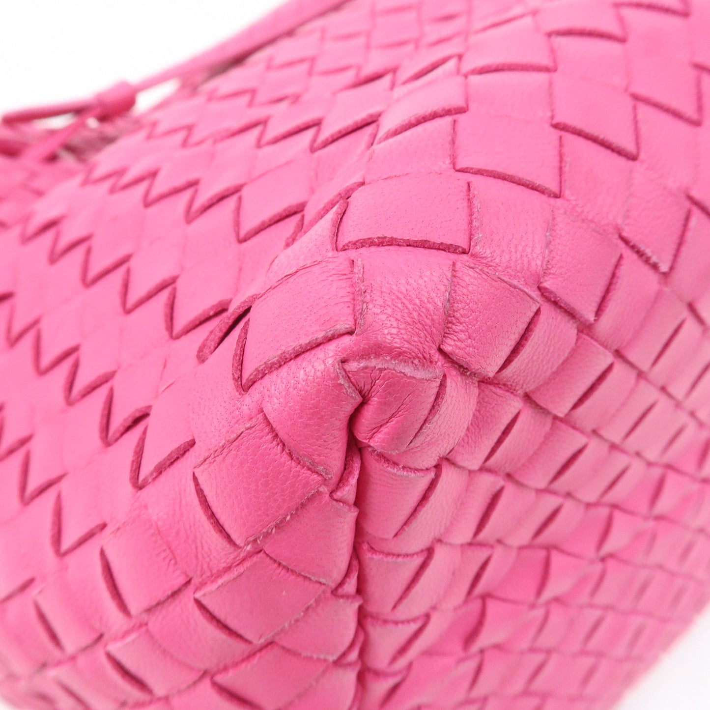 BOTTEGA VENETA Intrecciato Leather Large Garda Bag Pink 576593