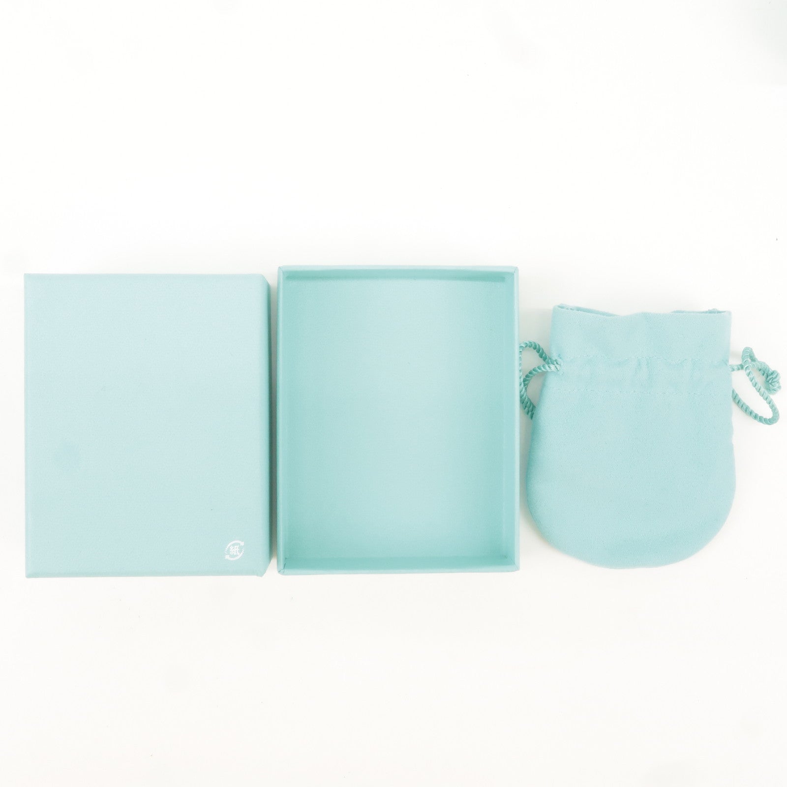 Tiffany&Co. Set of 8 Jewelry Box Drawstring Bag Tiffany Blue