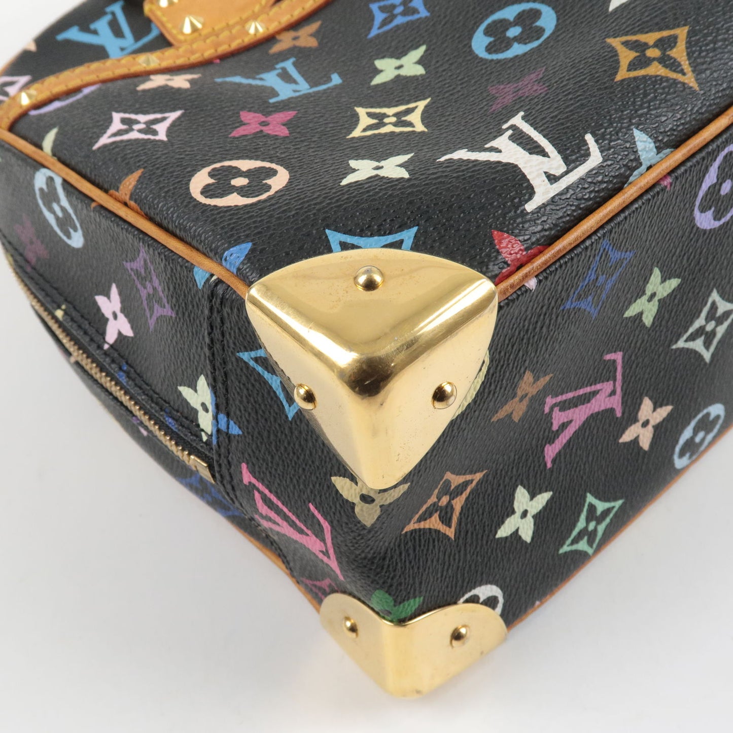 Louis Vuitton Monogram Multi Color Trouville Hand Bag M92662