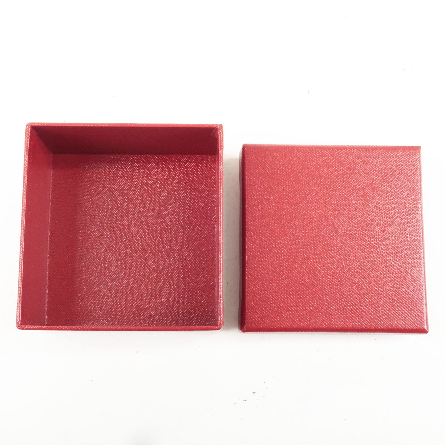 Cartier Set of 2 Jewelry Box Ring Box Jewelry Box Red