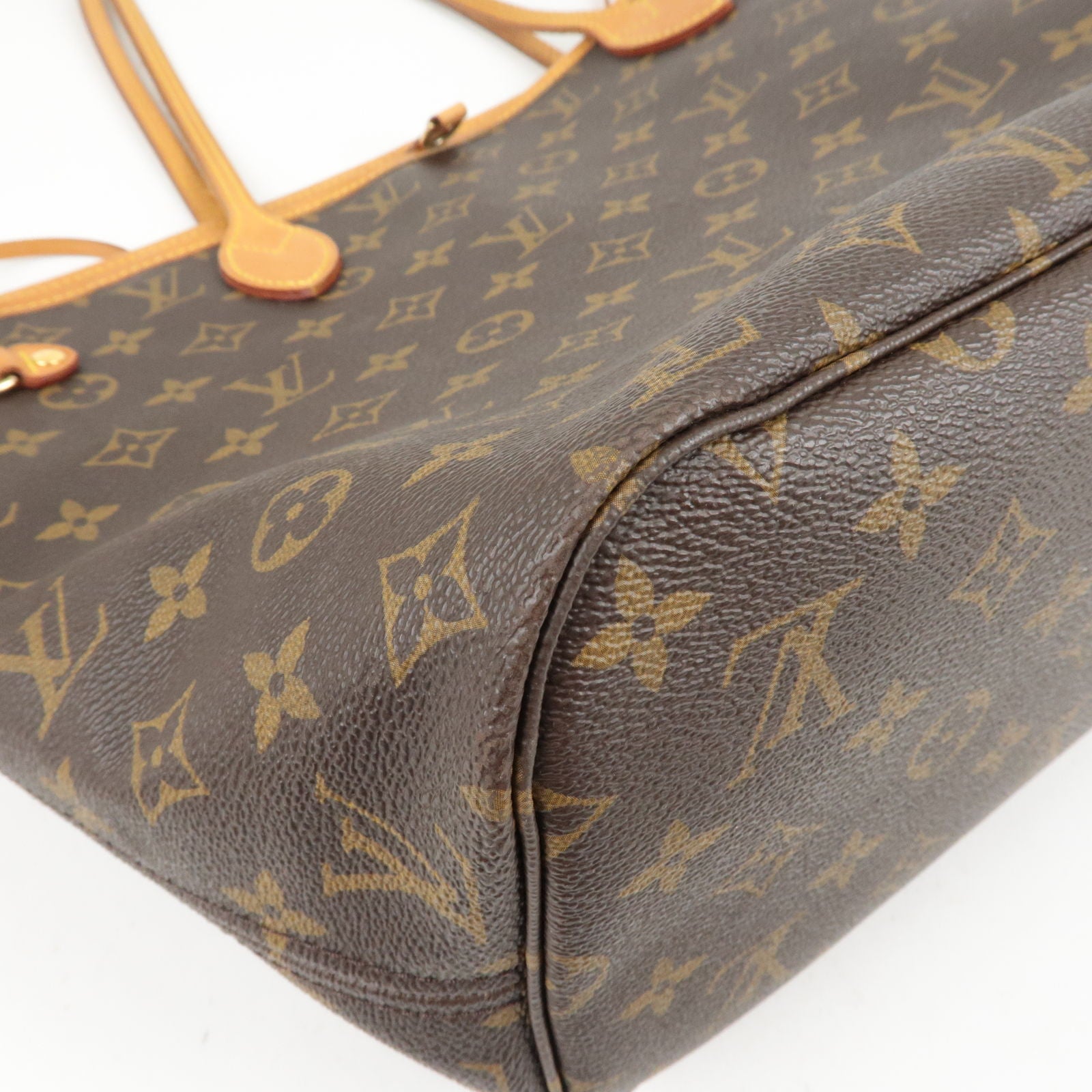 Louis Vuitton Neverfull MM Tote Bag Shoulder M40995 Monogram canvas leather