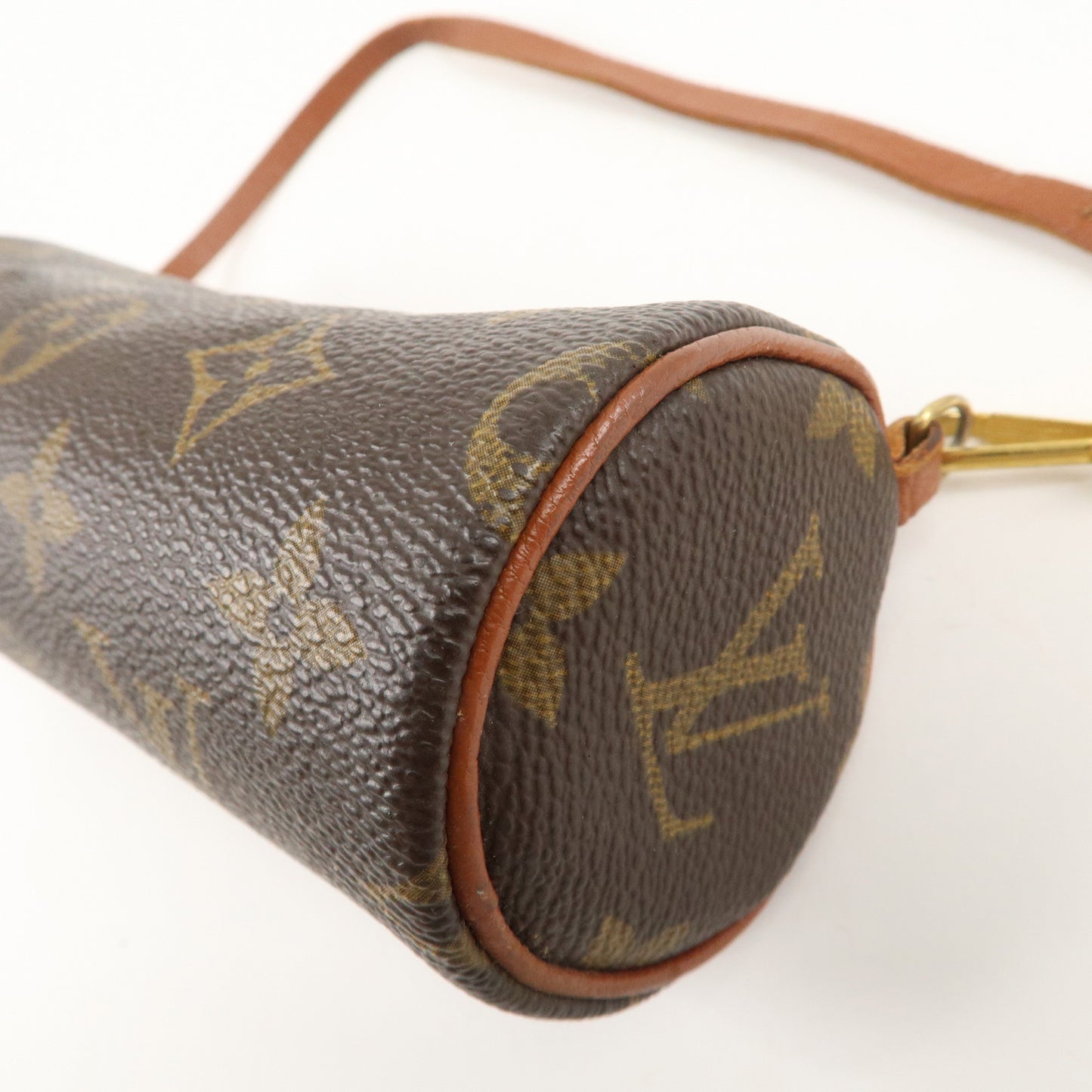 Louis Vuitton Monogram Mini Pouch for Papillon Bag Old Style Brown