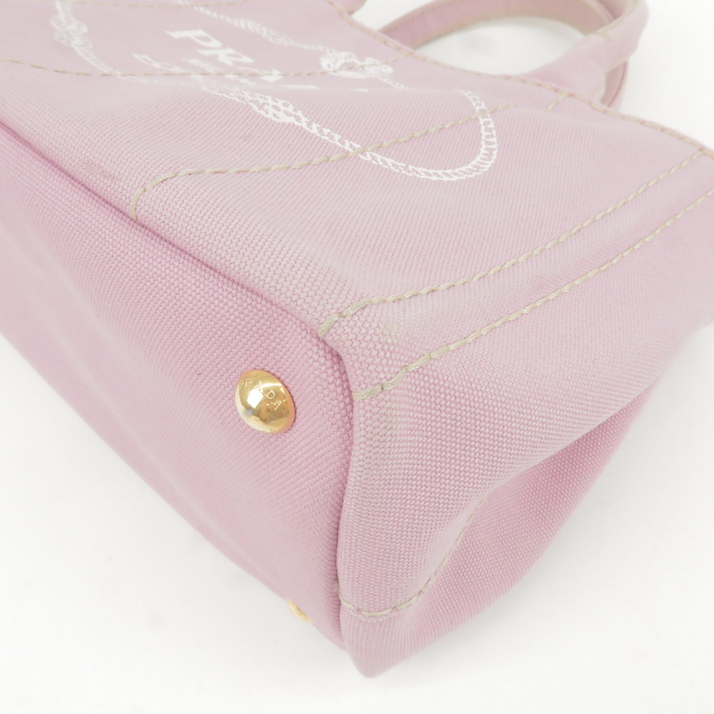 PRADA Canapa Mini Canvas 2Way Bag Shoulder Bag Lavender 1BG439