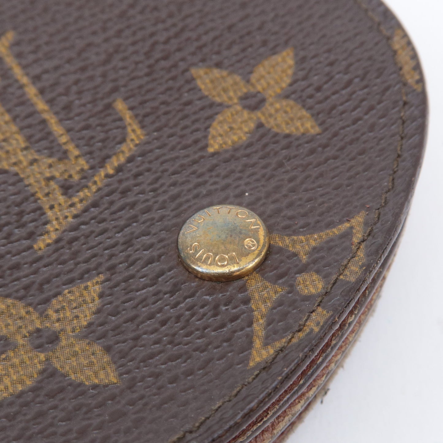 Auth Louis Vuitton Monogram Porte Monnaie Gousset Coin Case M61970 LV  B1531Y503