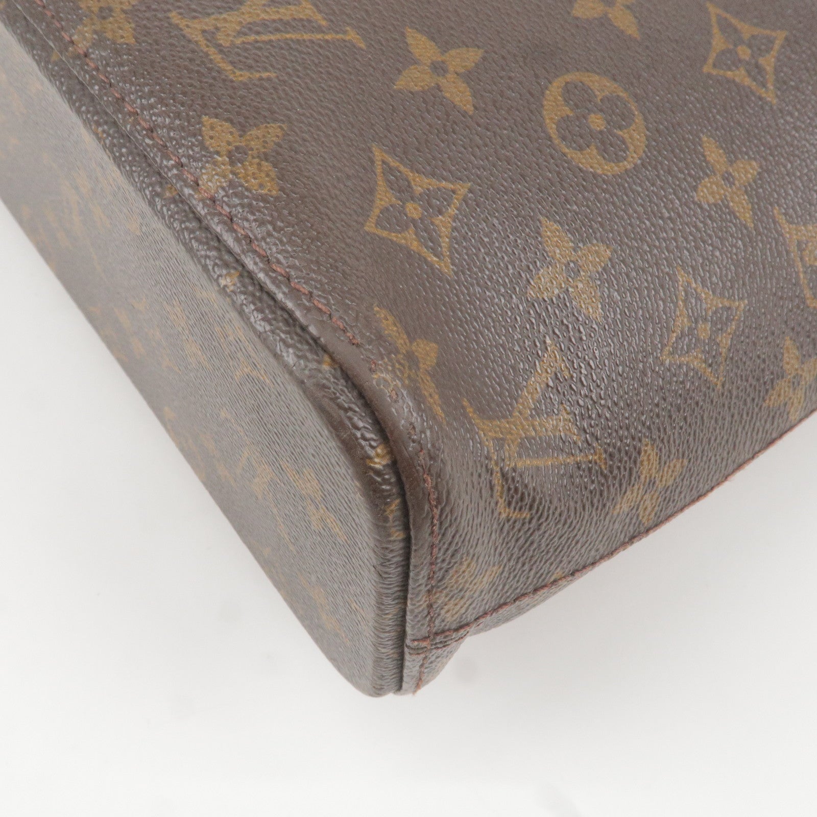 Pre-Owned LOUIS VUITTON Louis Vuitton Tote Bag Monogram Luco M51155 Brown  Women's Men's Canvas (Good) 